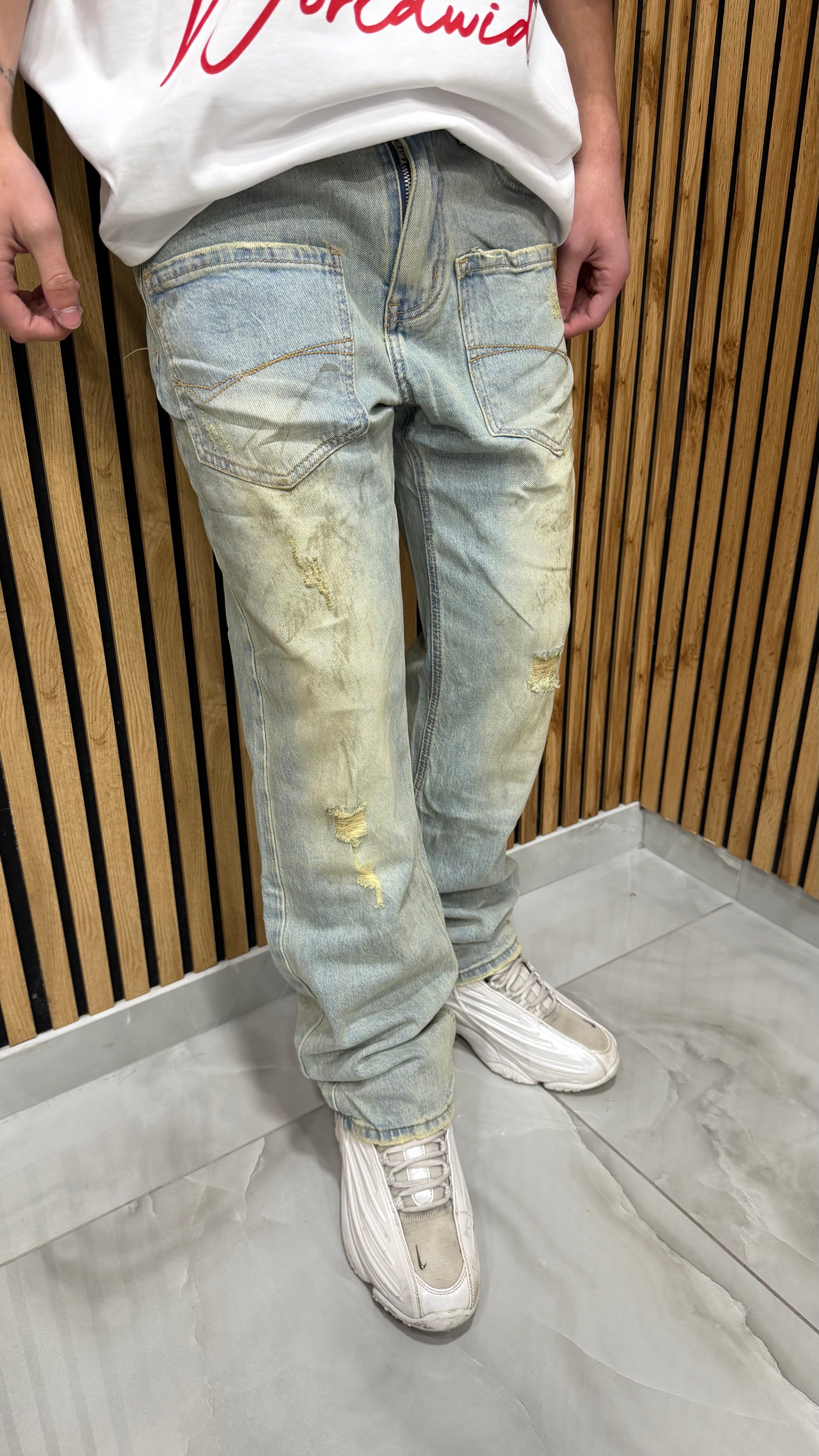 Jeans Baggy “Bleached”