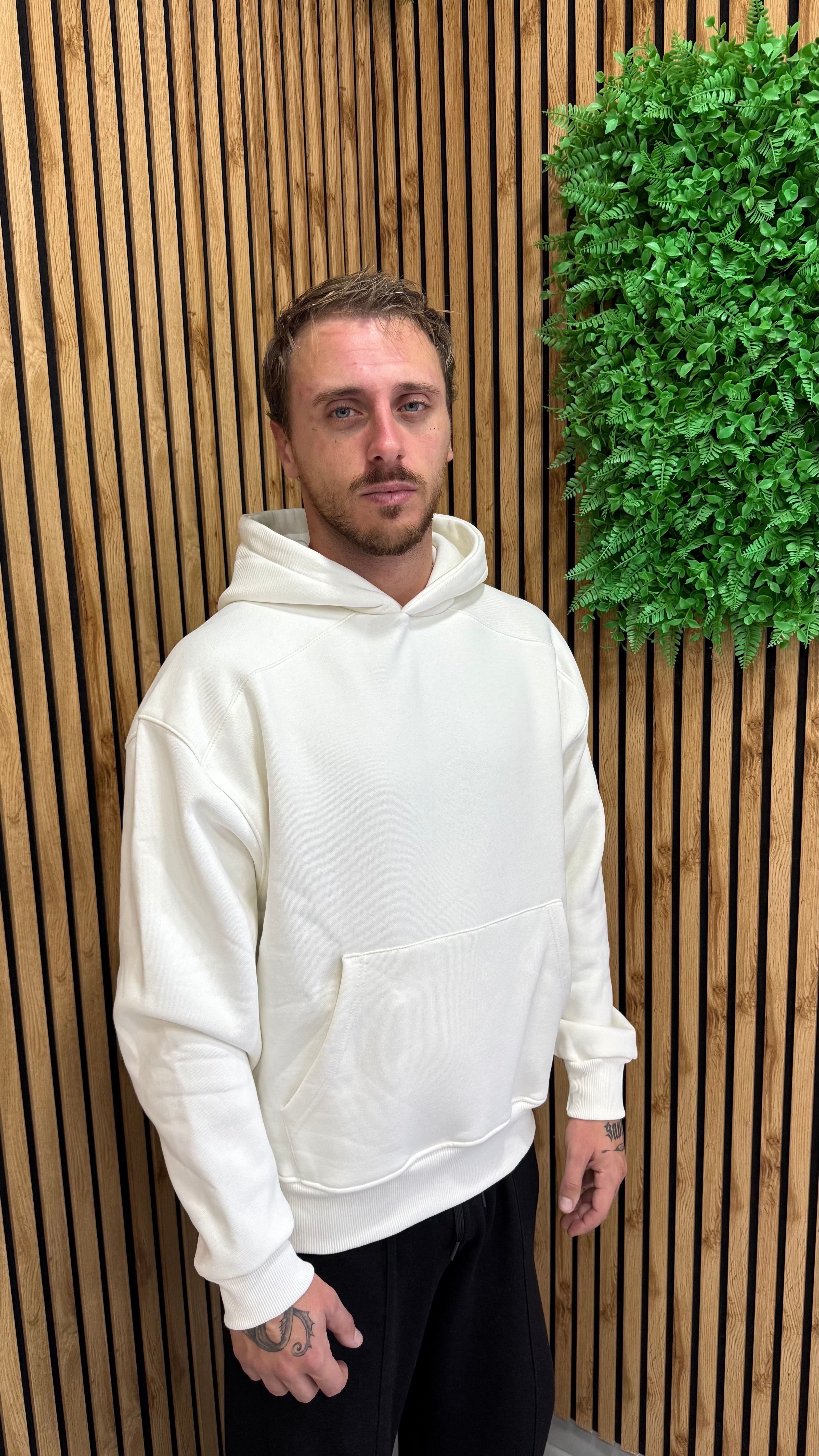 Felpa Basic Tessuto Premium Punto Milano