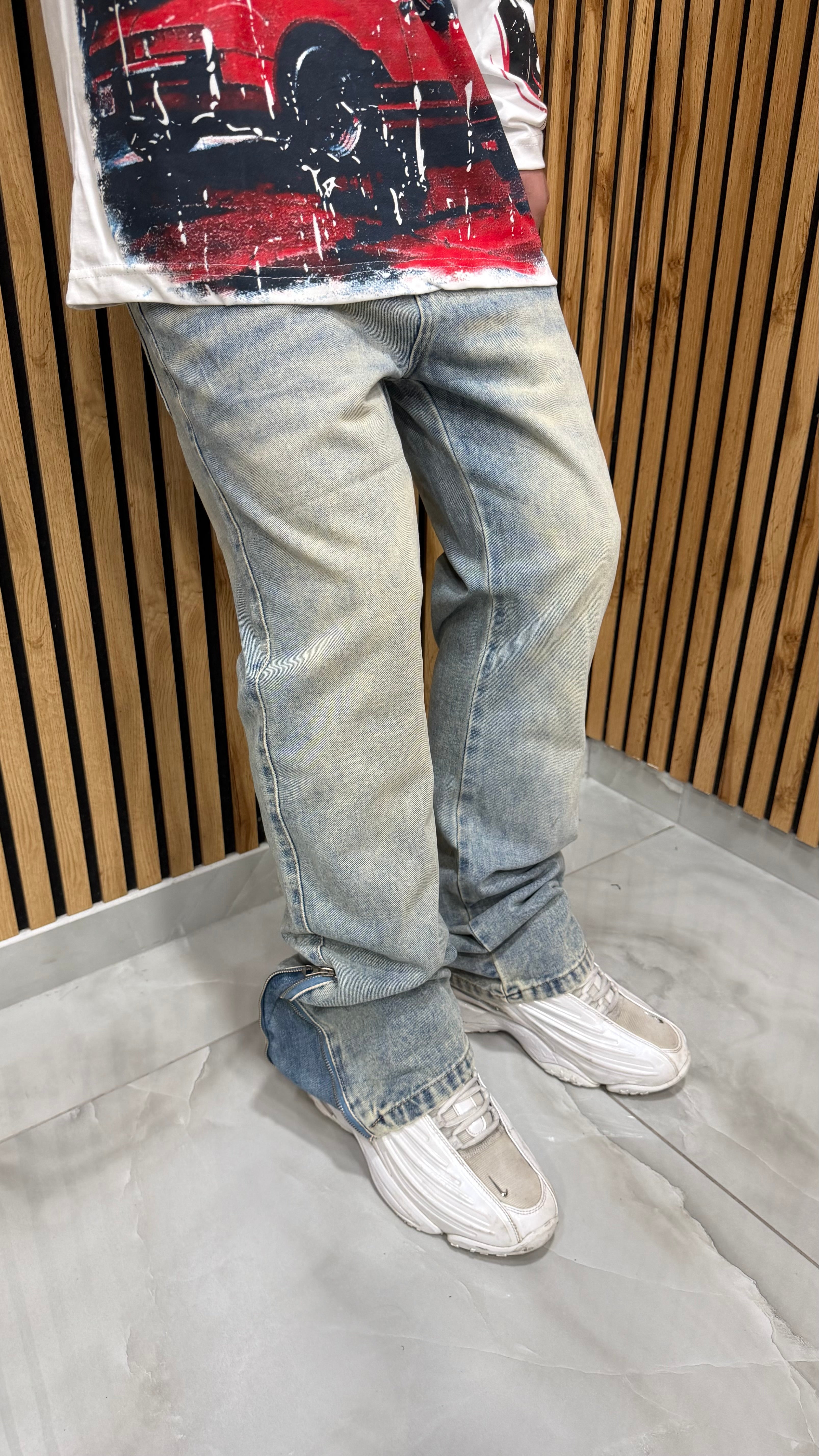 Jeans Baggy Safari Zip Down