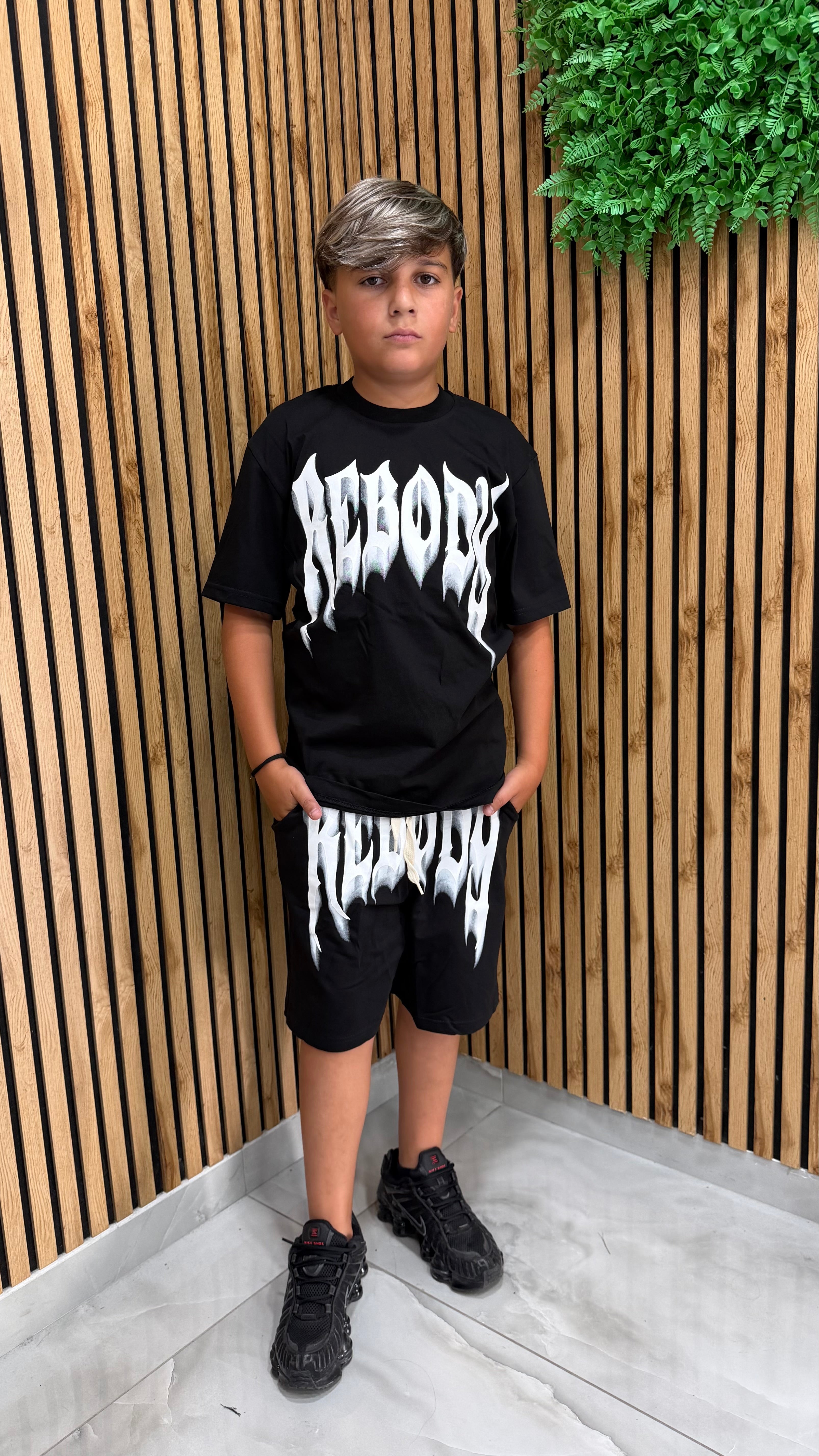 Coordinato “Rebody” Black Junior