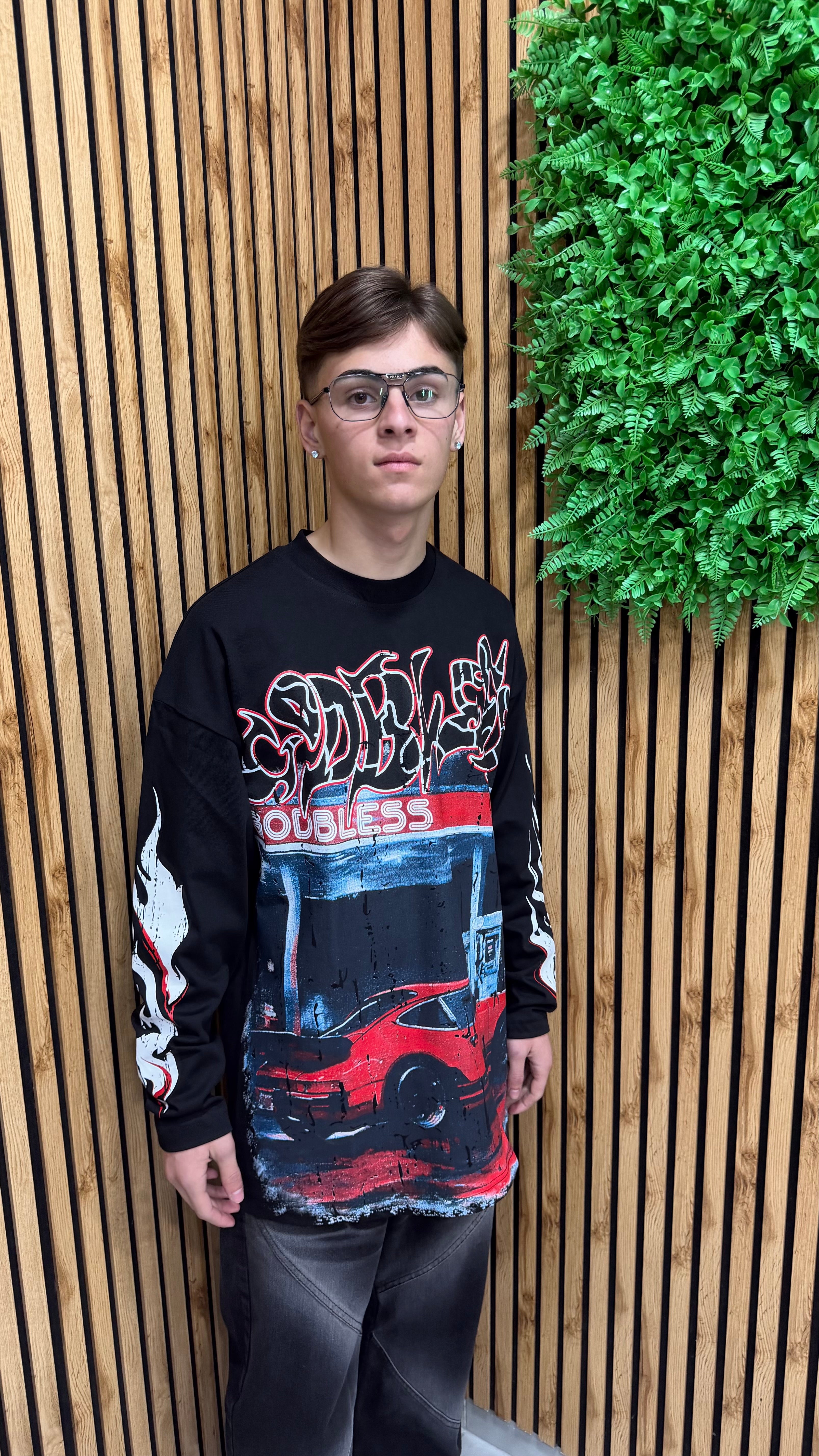T-Shirt JM Long Sleeve “God Bless” 3 Colori