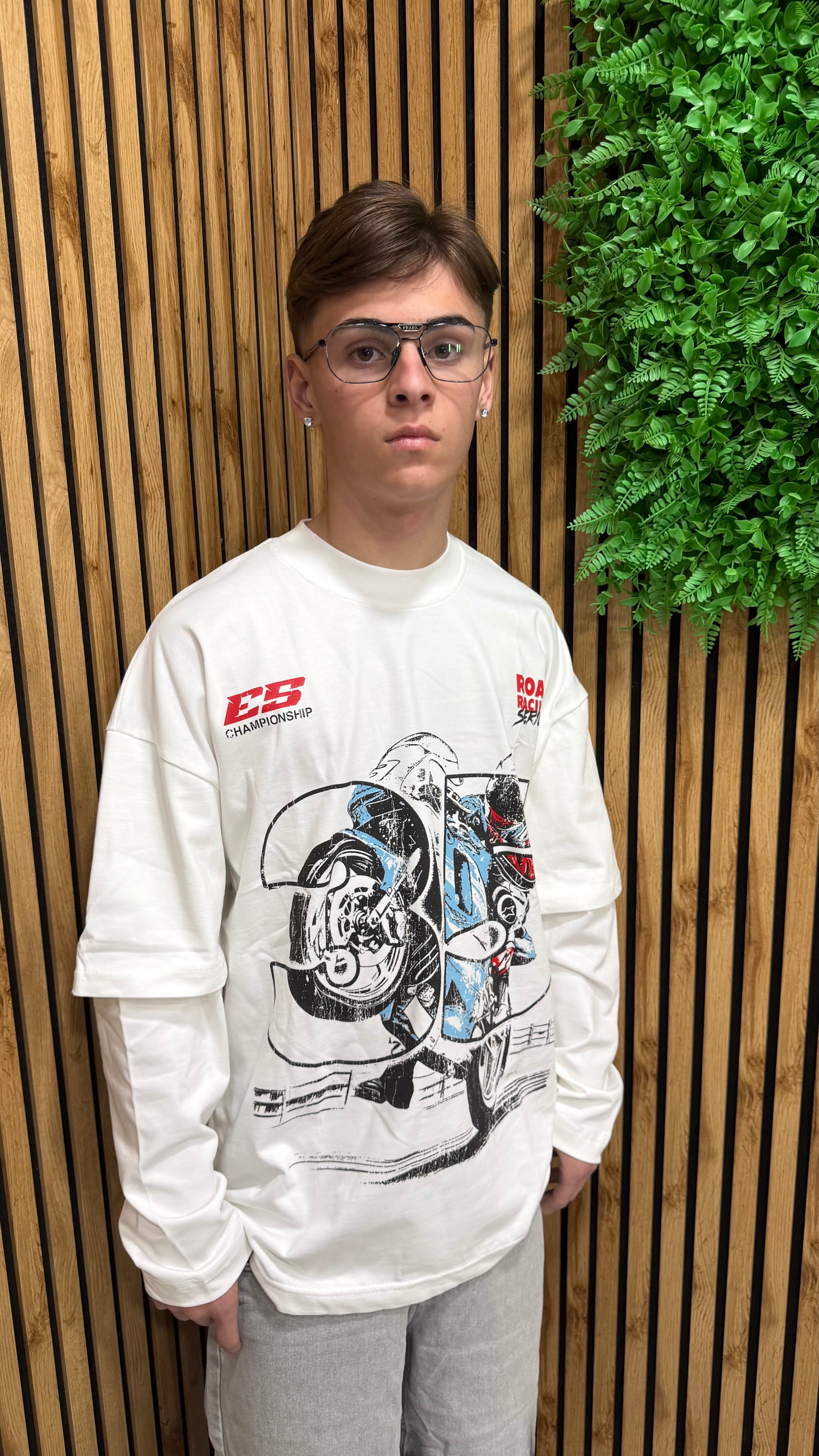 T-Shirt JM “Road Racing” Long Sleeve 3 Colori