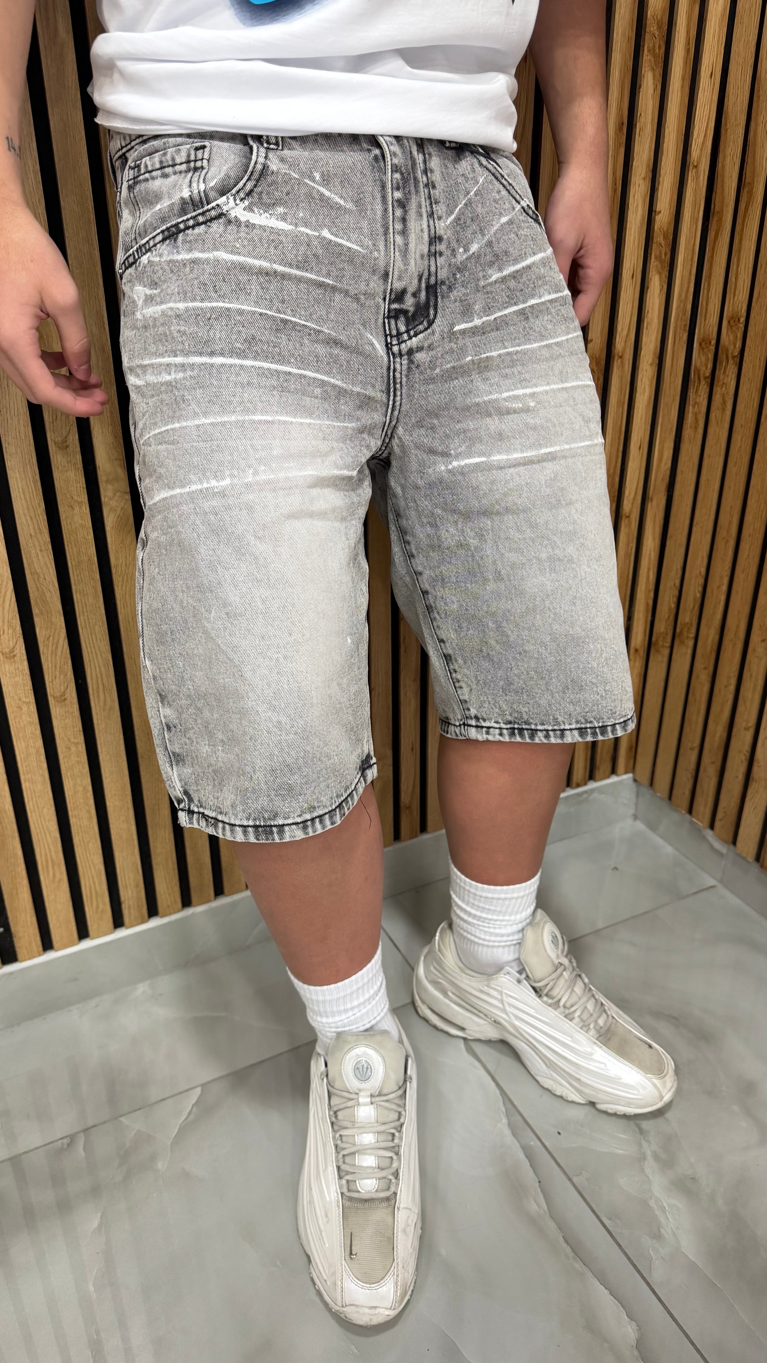 Jeans Shorts Denim “Inox”