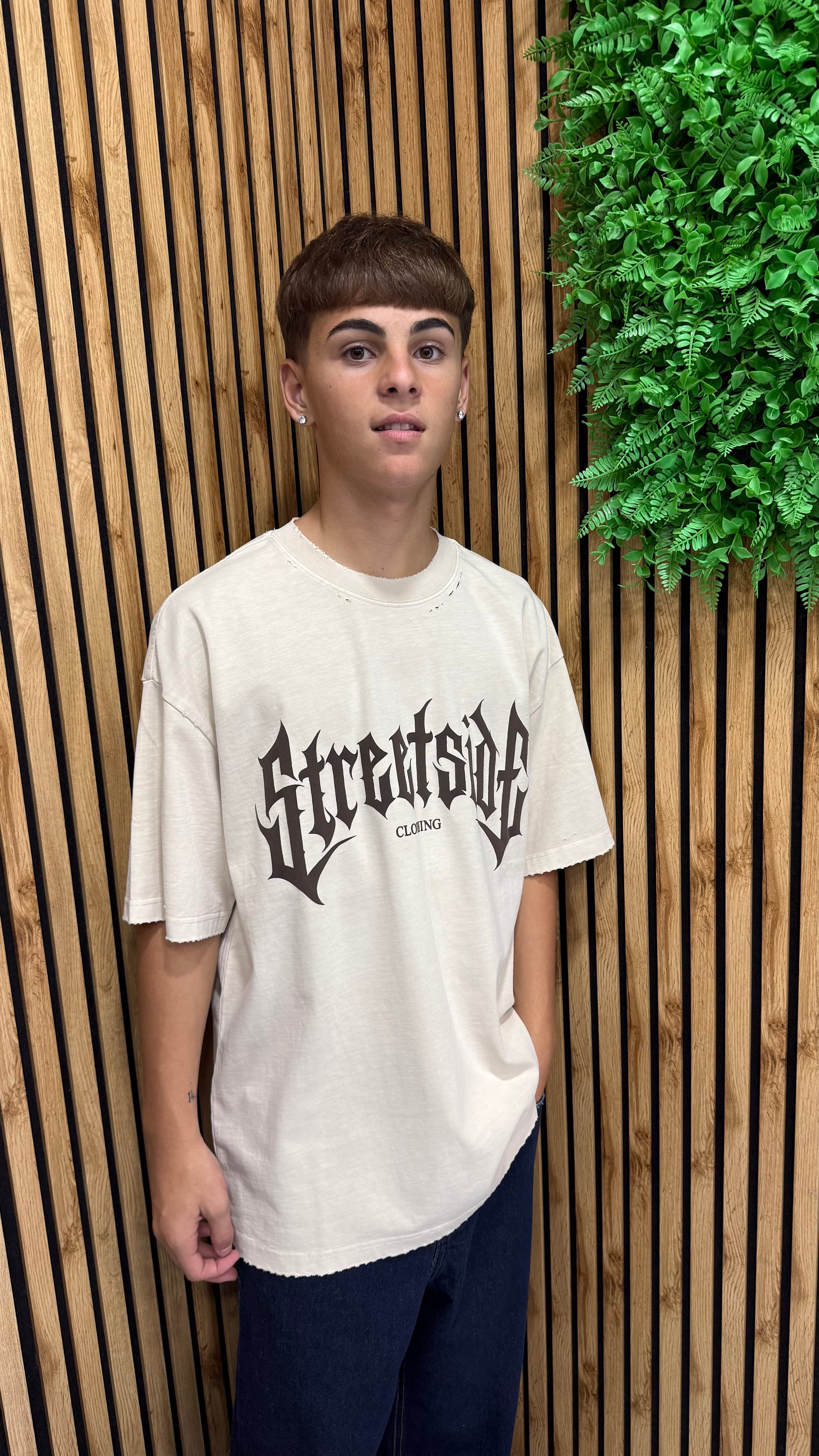 T-Shirt Tessuto Doppiato "Streetside"