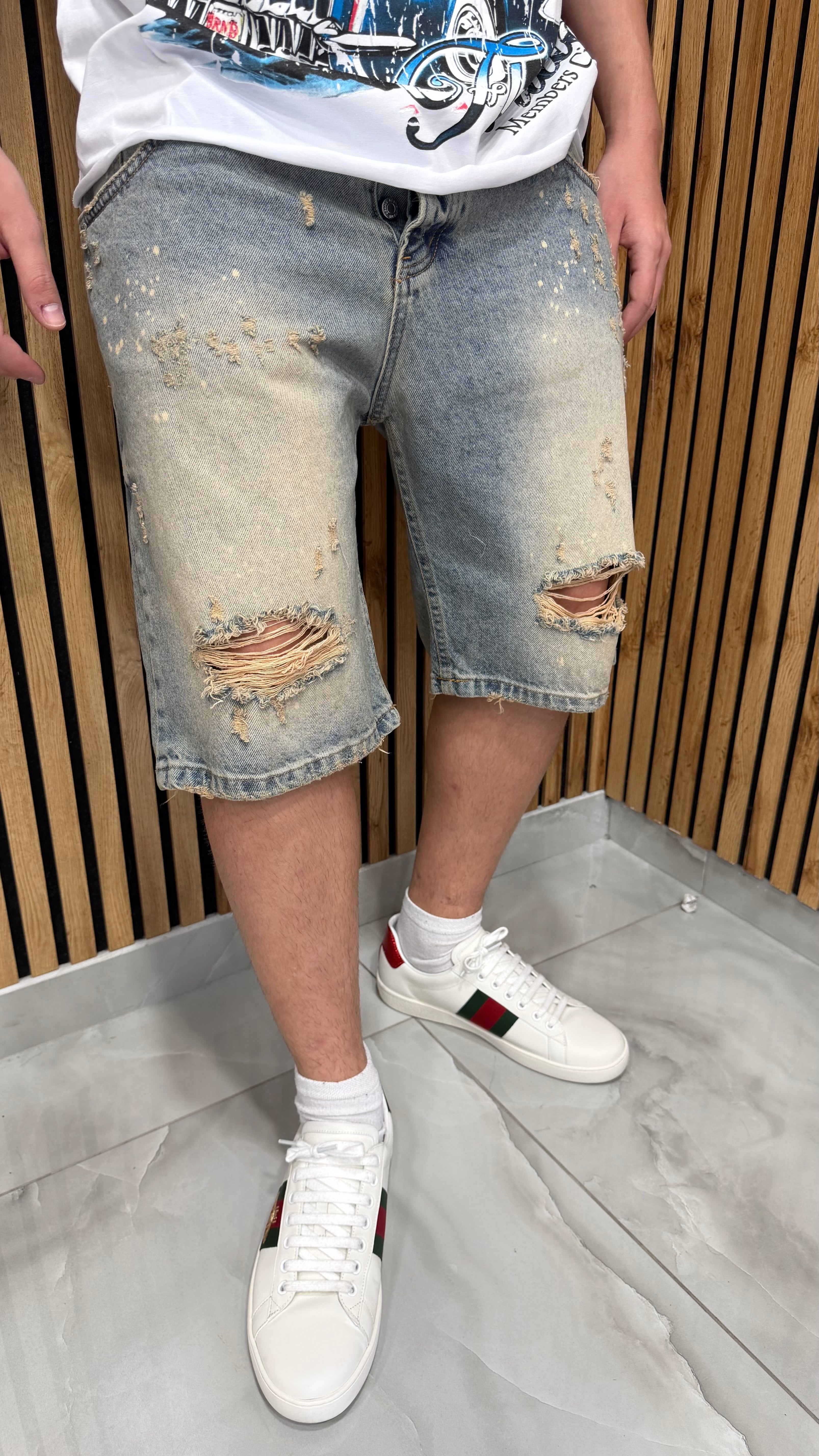 Jeans Short VS7 Blu Cianotic