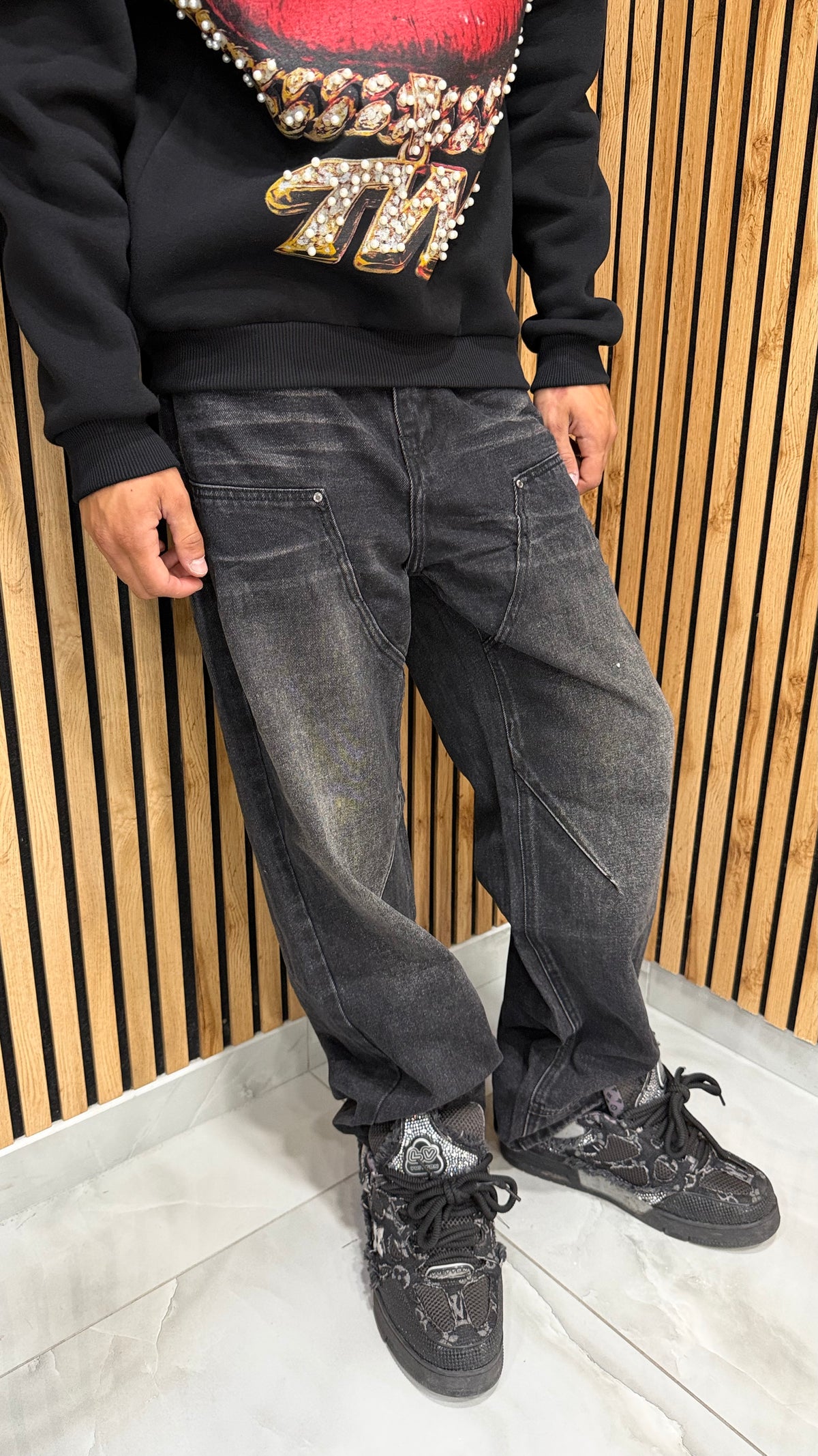 Jeans Uomo Carpenter Black