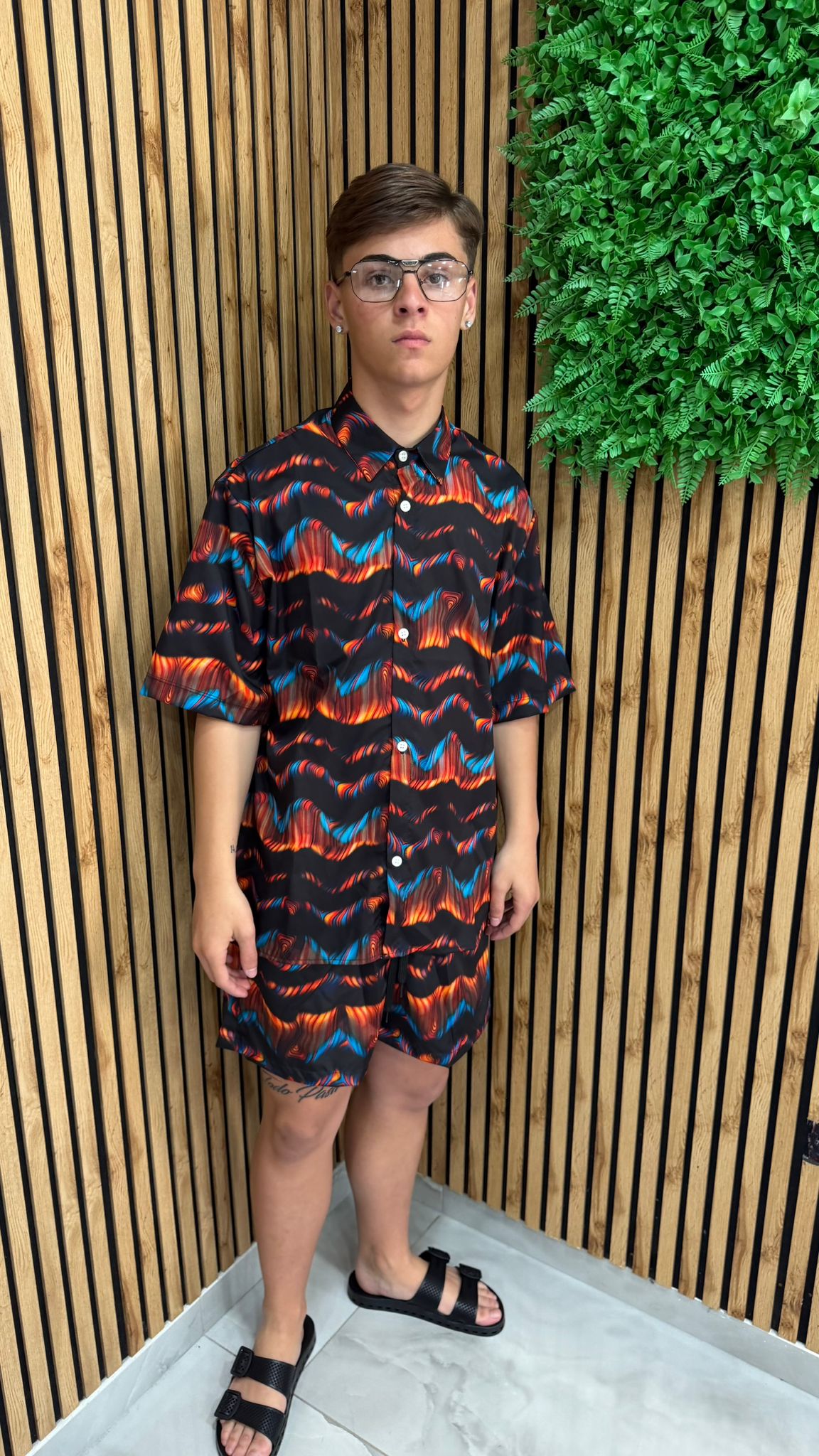 Coordinato Camicia e Costume “Waves”
