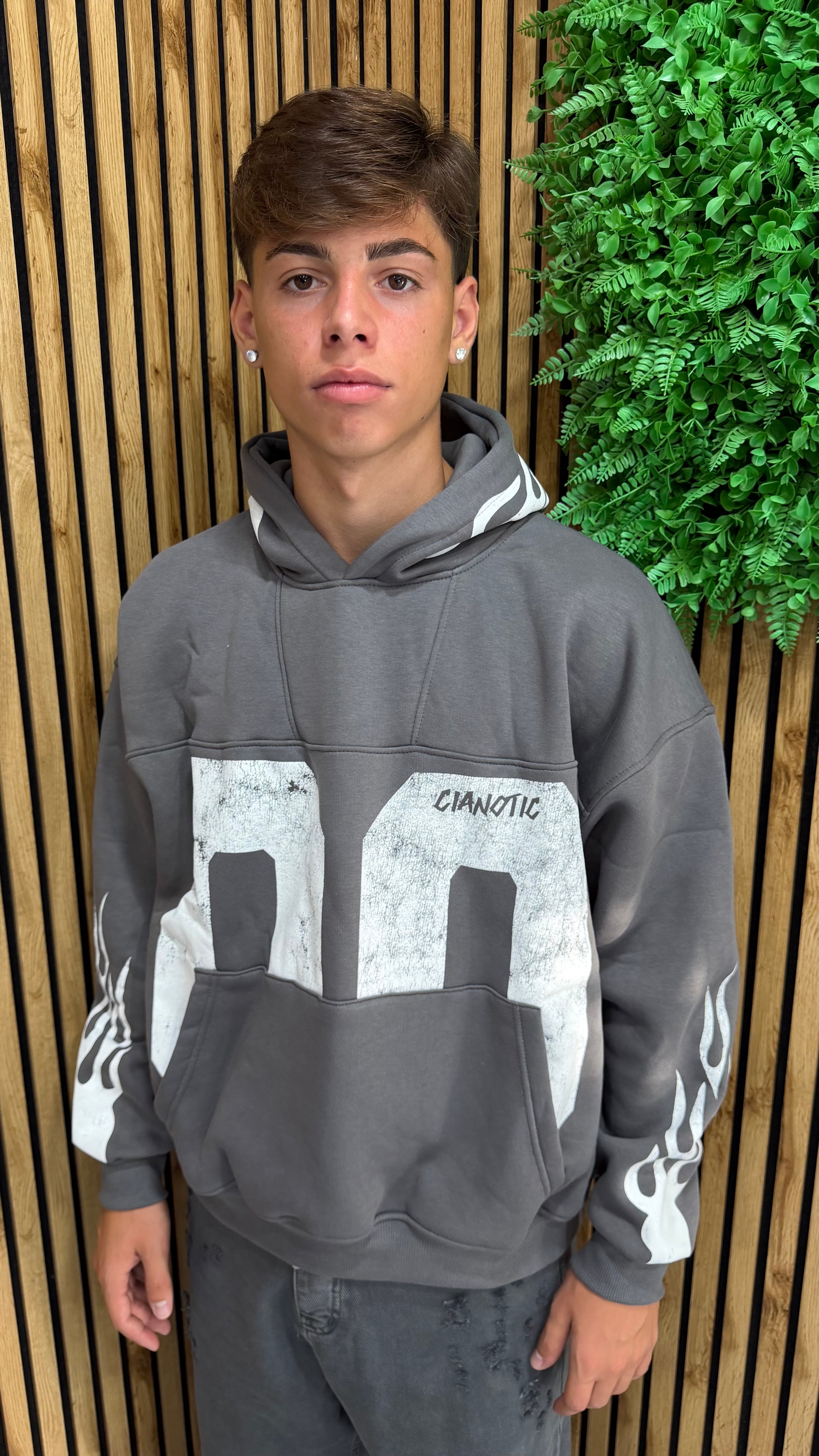 Felpa Uomo Crop 5 Colori Cianotic