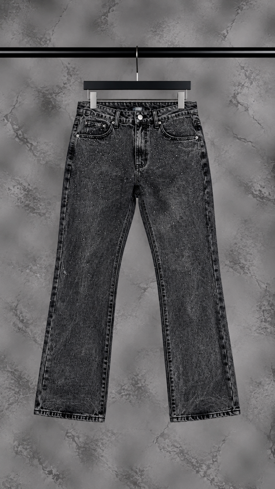 Jeans Uomo “Flare Diamond Grey”