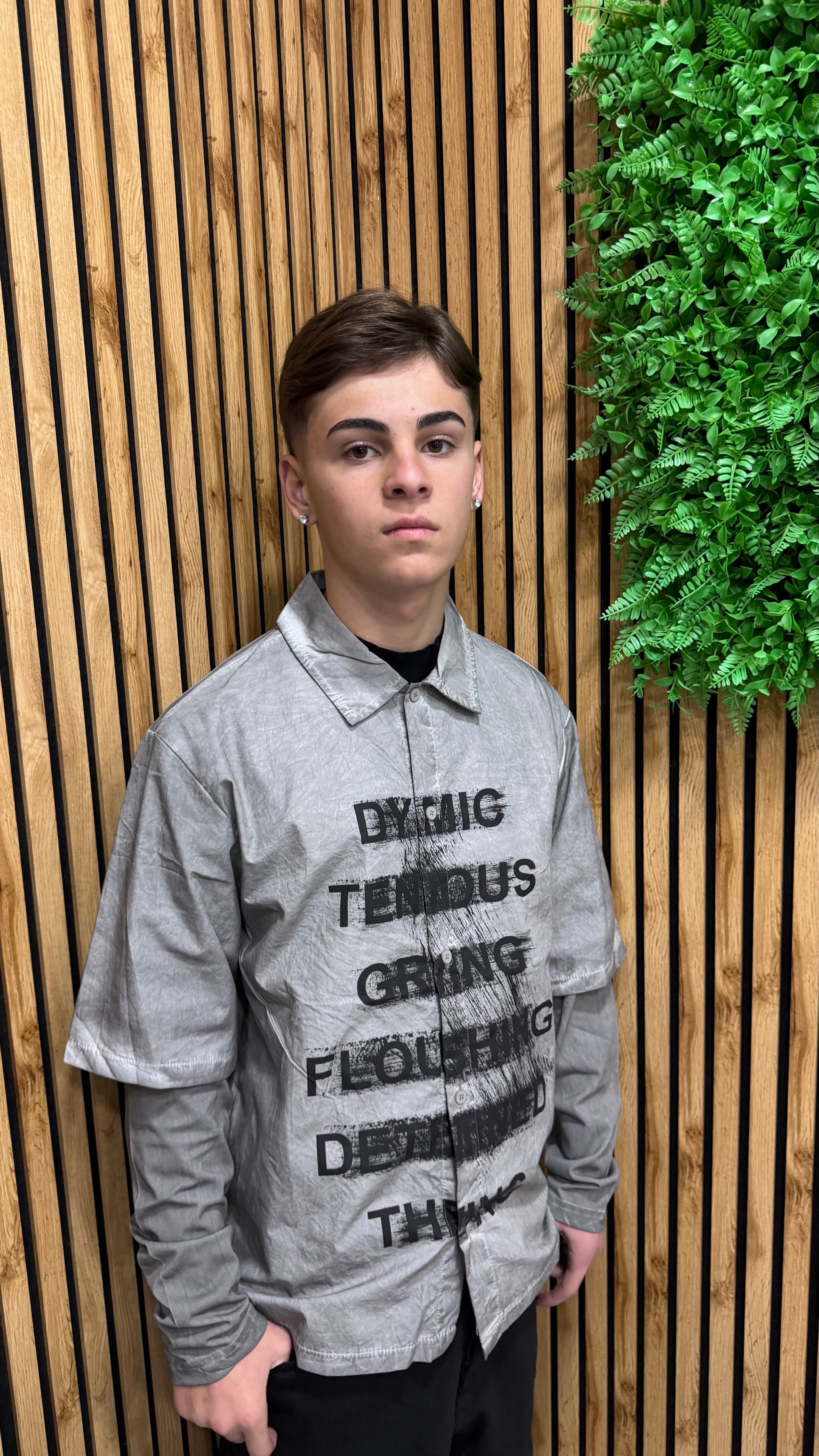 Camicia Doppia Manica “Scripture” 3 Colori