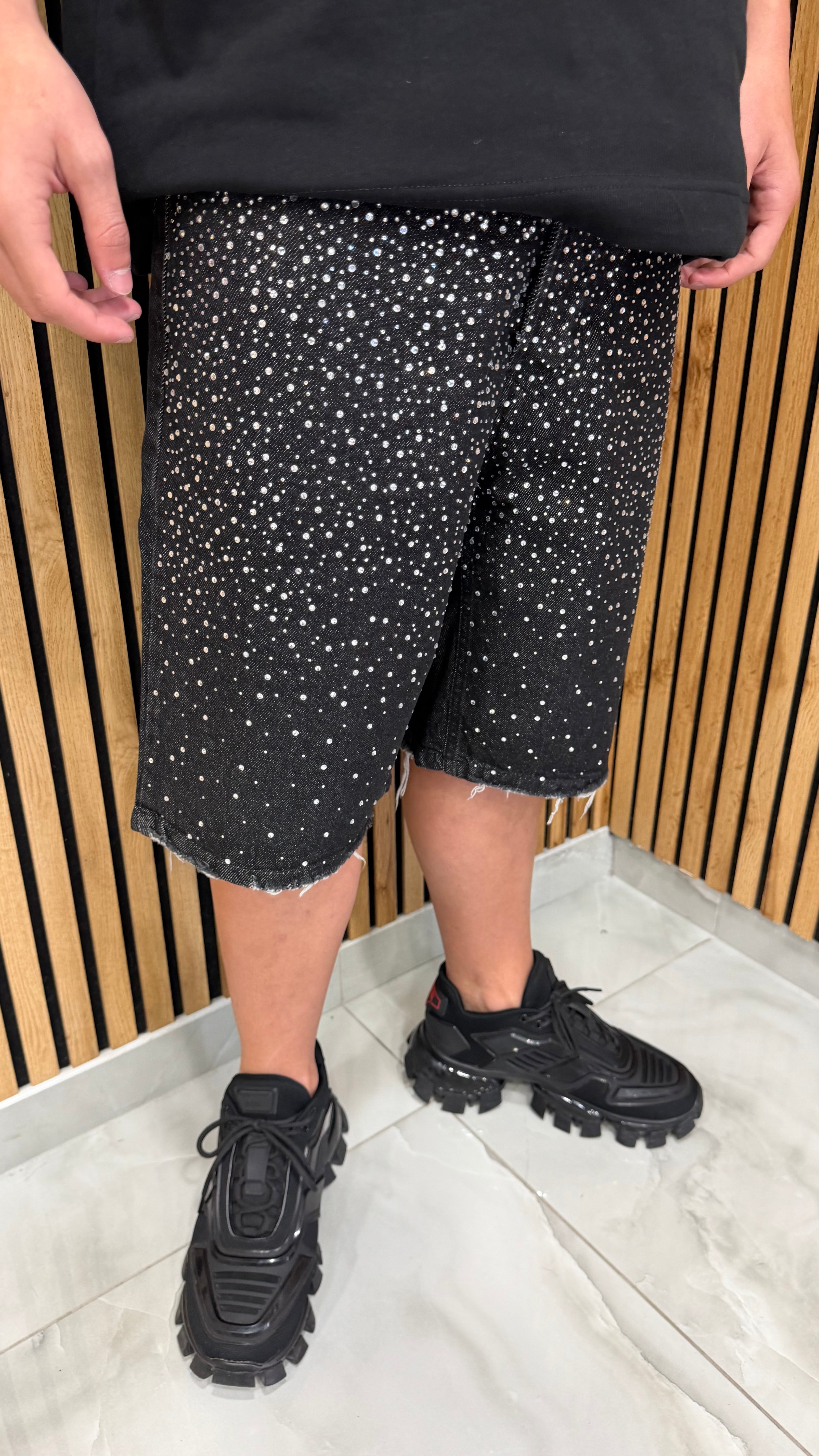 Jeans Short Diamond Black