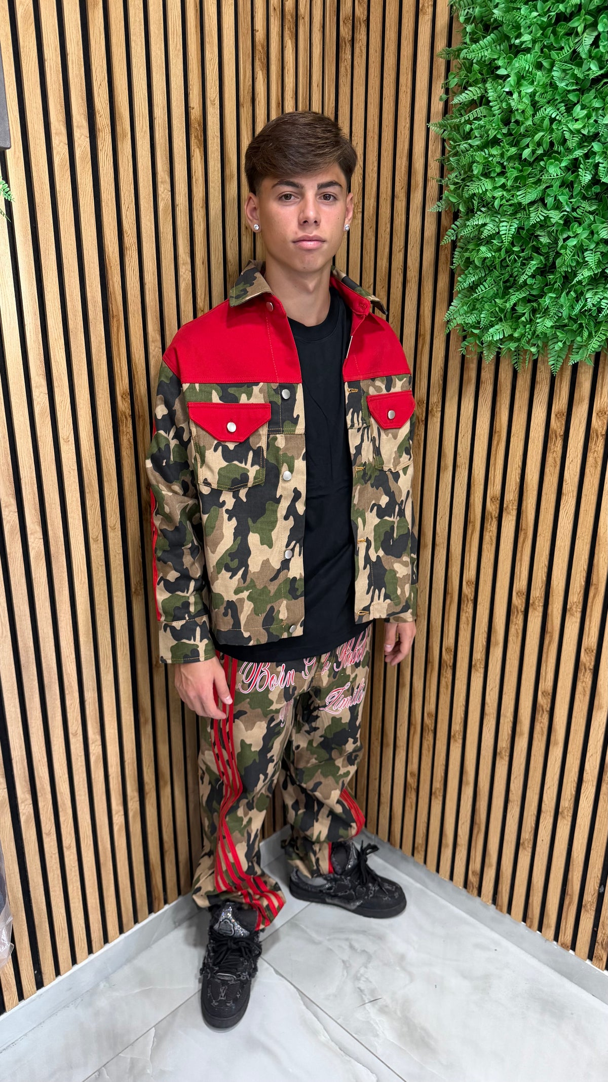 Coordinato Uomo “Born To Rebel” Cianotic