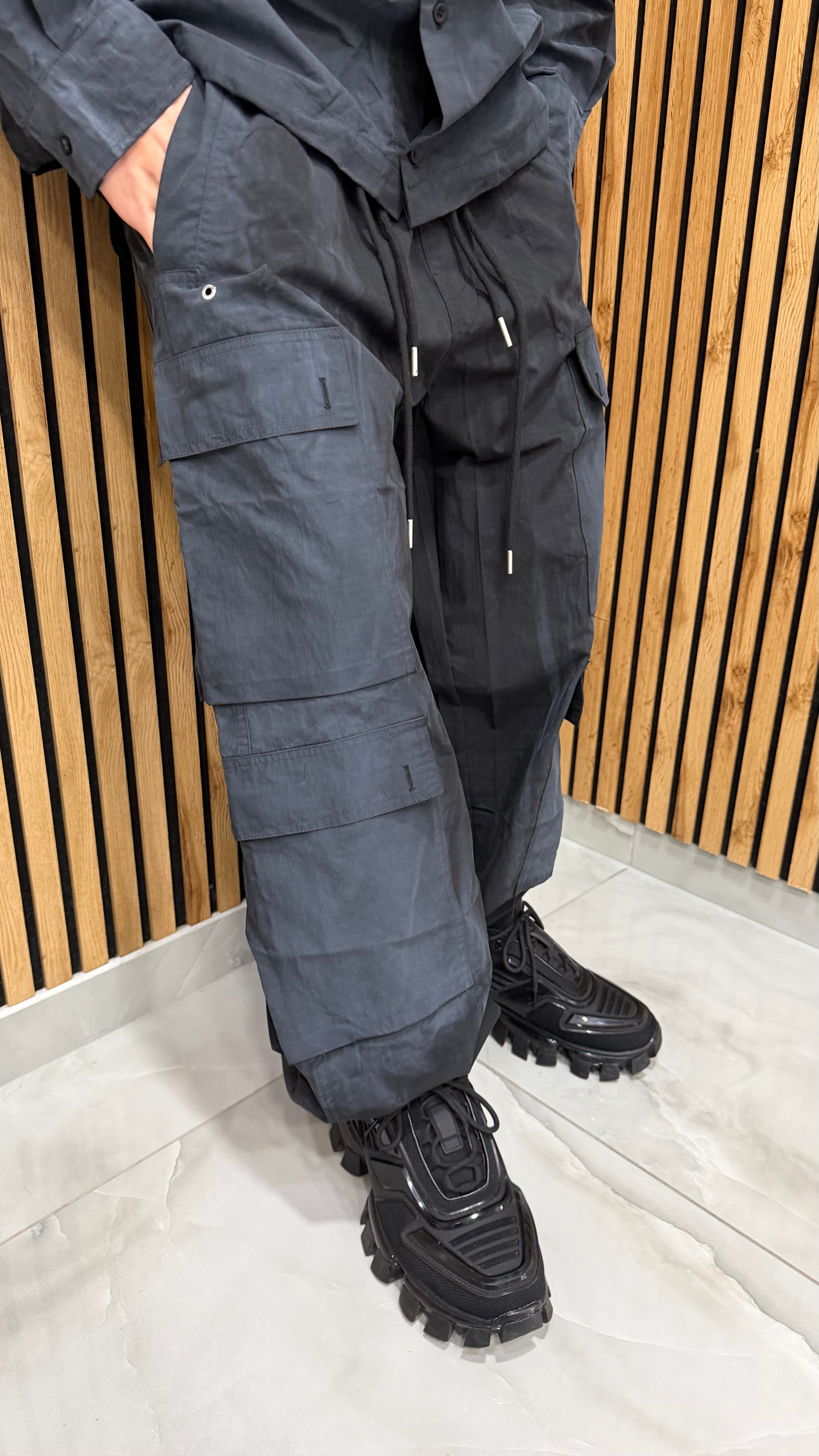 Coordinato “Cargo Sfumed” Black