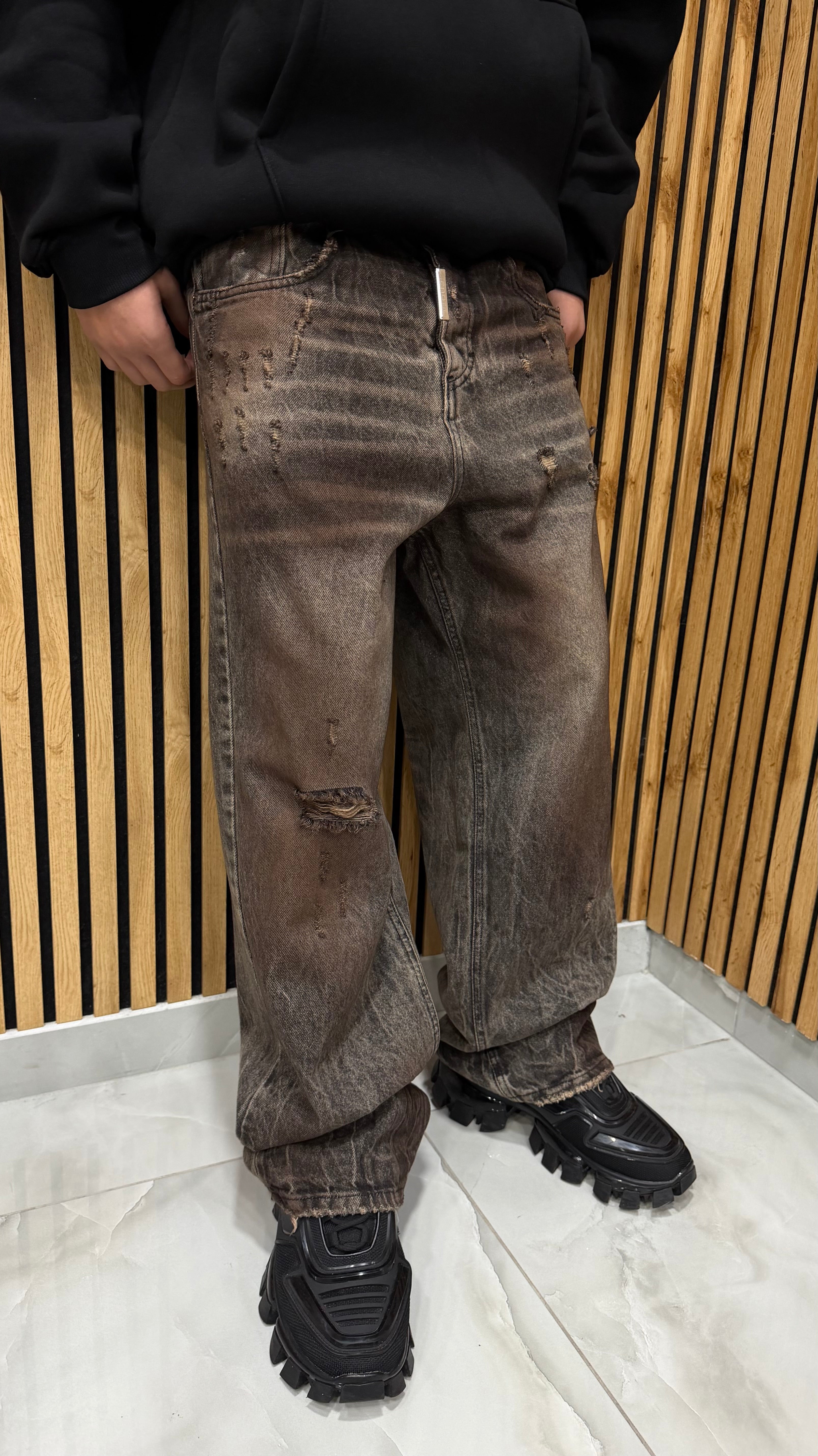 Jeans Super Baggy 05 MP Black Cianotic