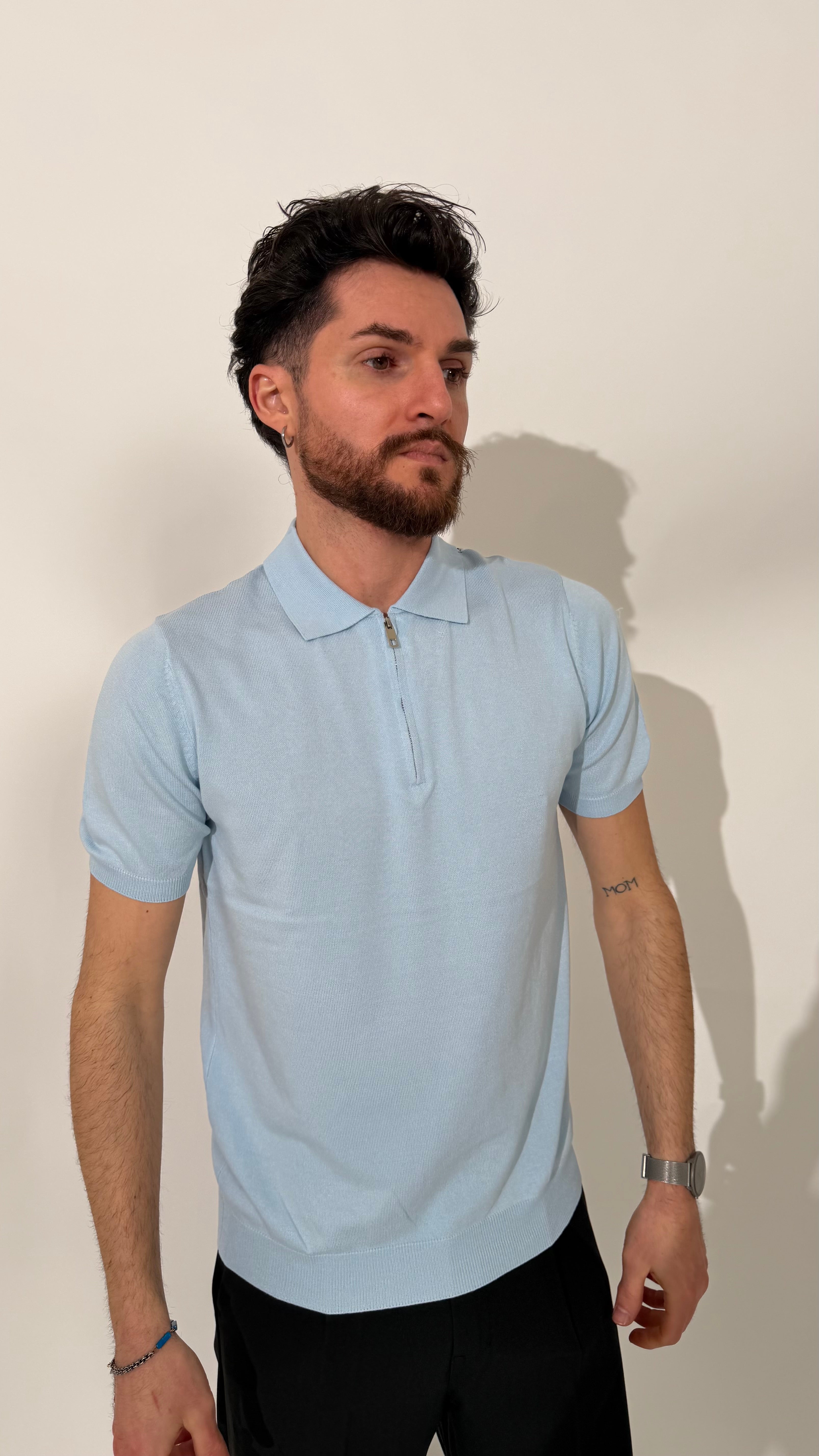 Polo In Filo Zip 6 Colori