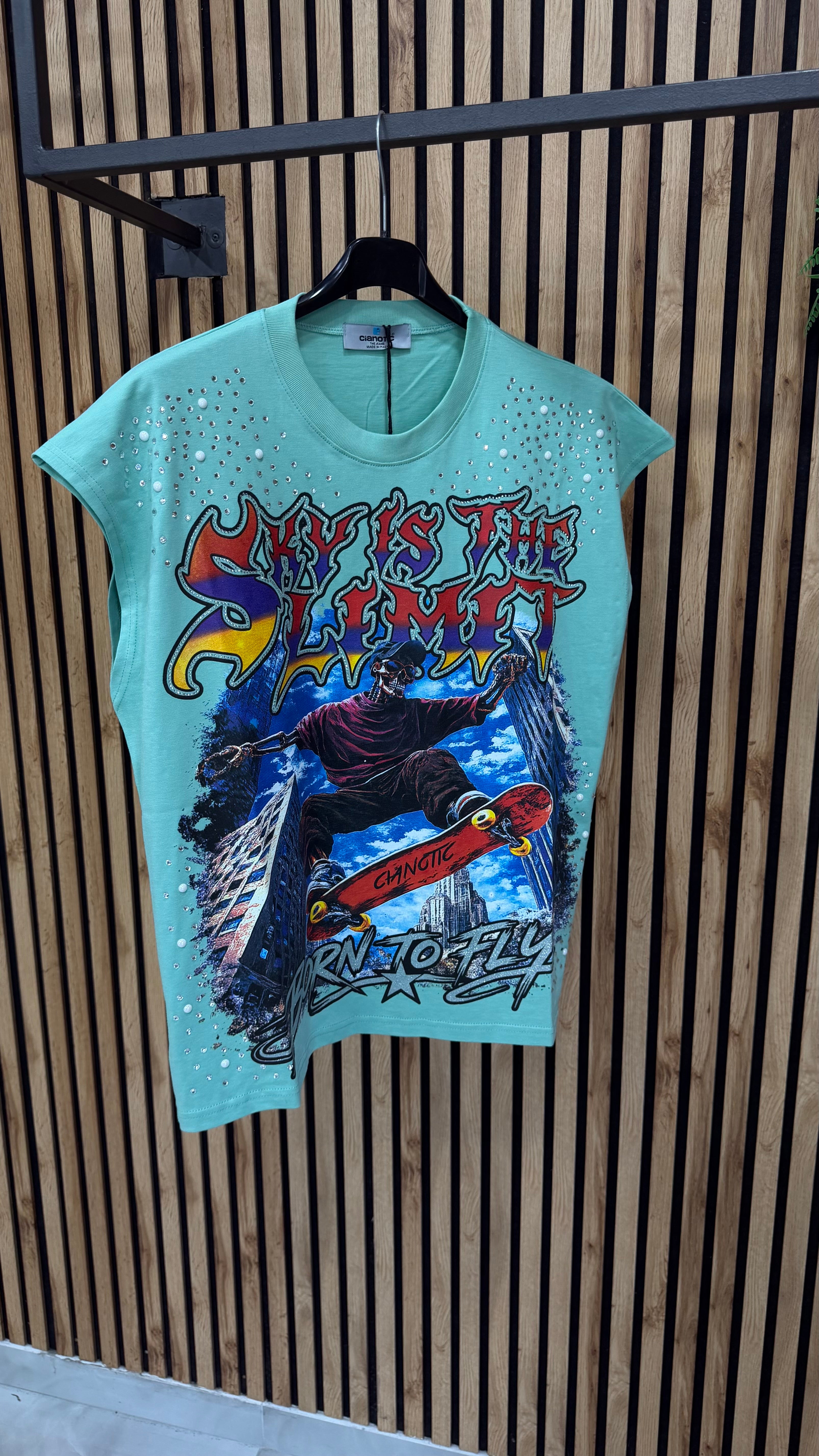 T-Shirt Smanicato Sky Cianotic 6 Colori
