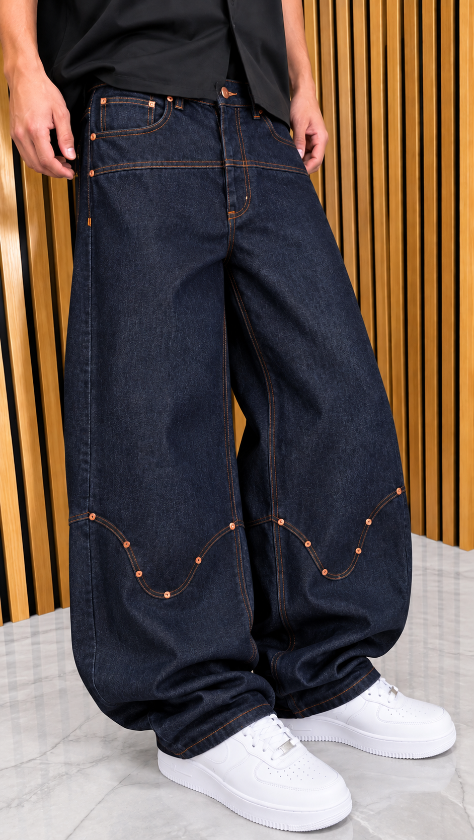 Jeans Uomo Baggy “New River” Denim HYDO