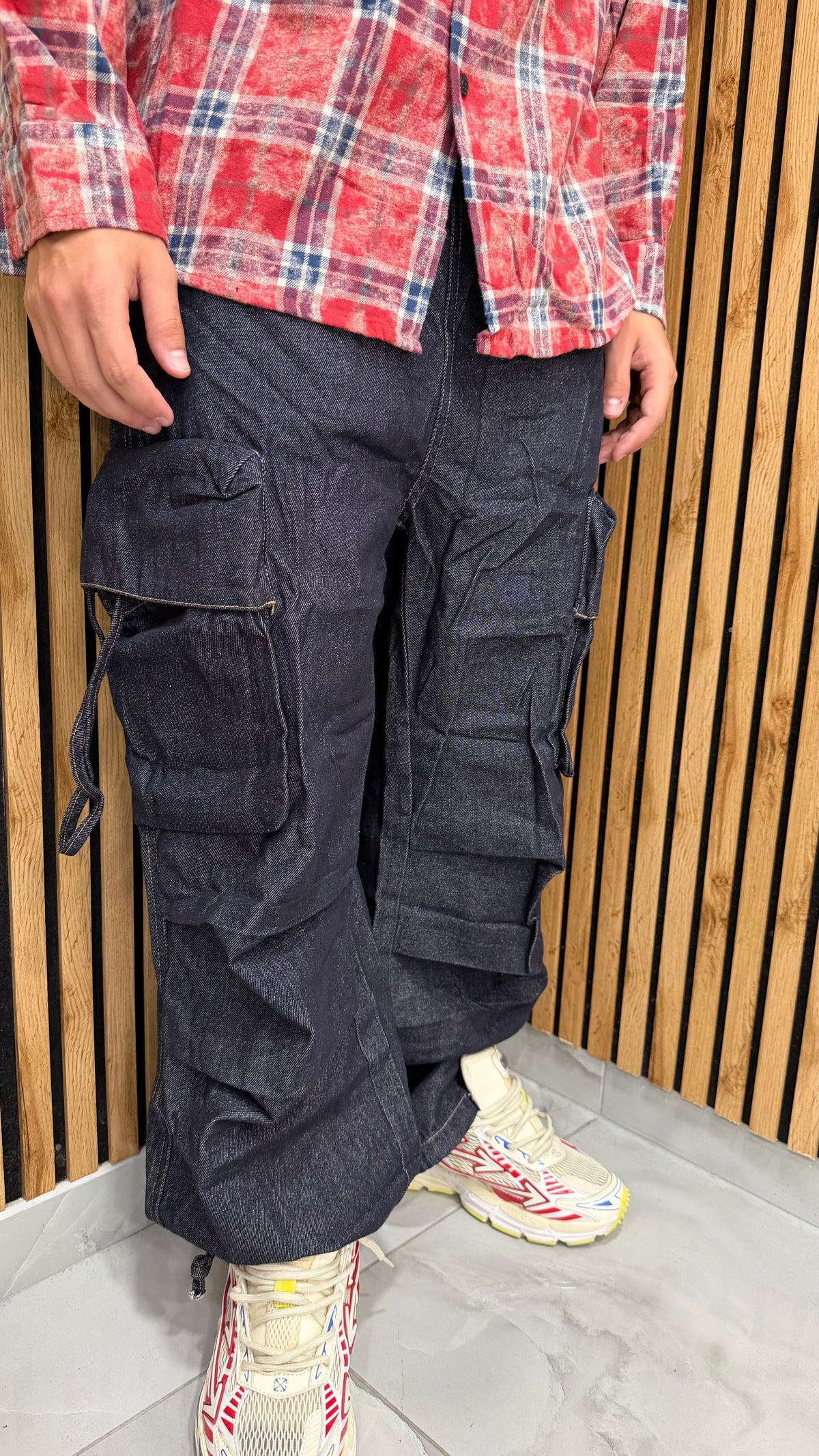 Cargo Uomo Denim Blue