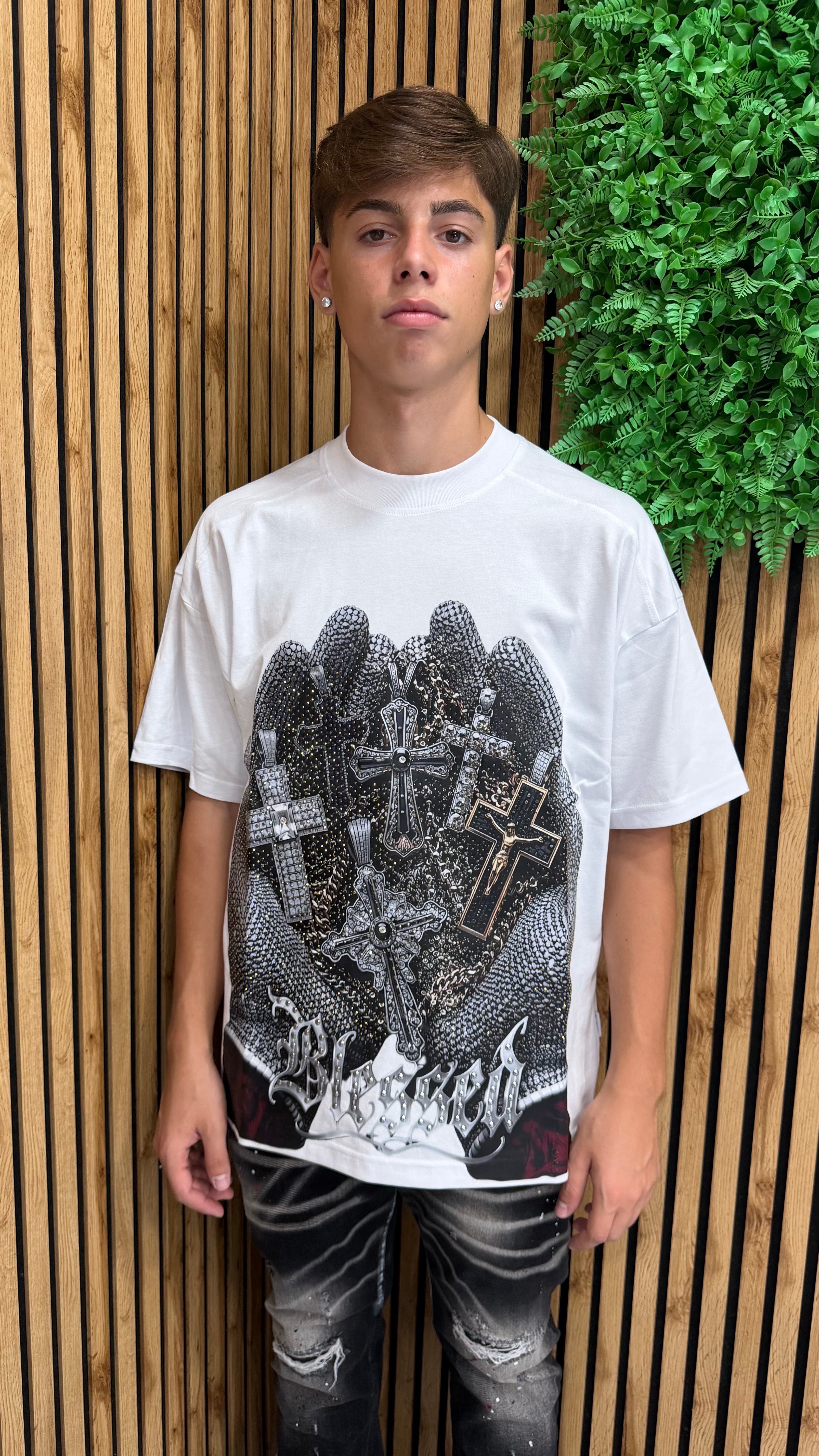 T-Shirt Uomo Blessed 2 Colori Cianotic