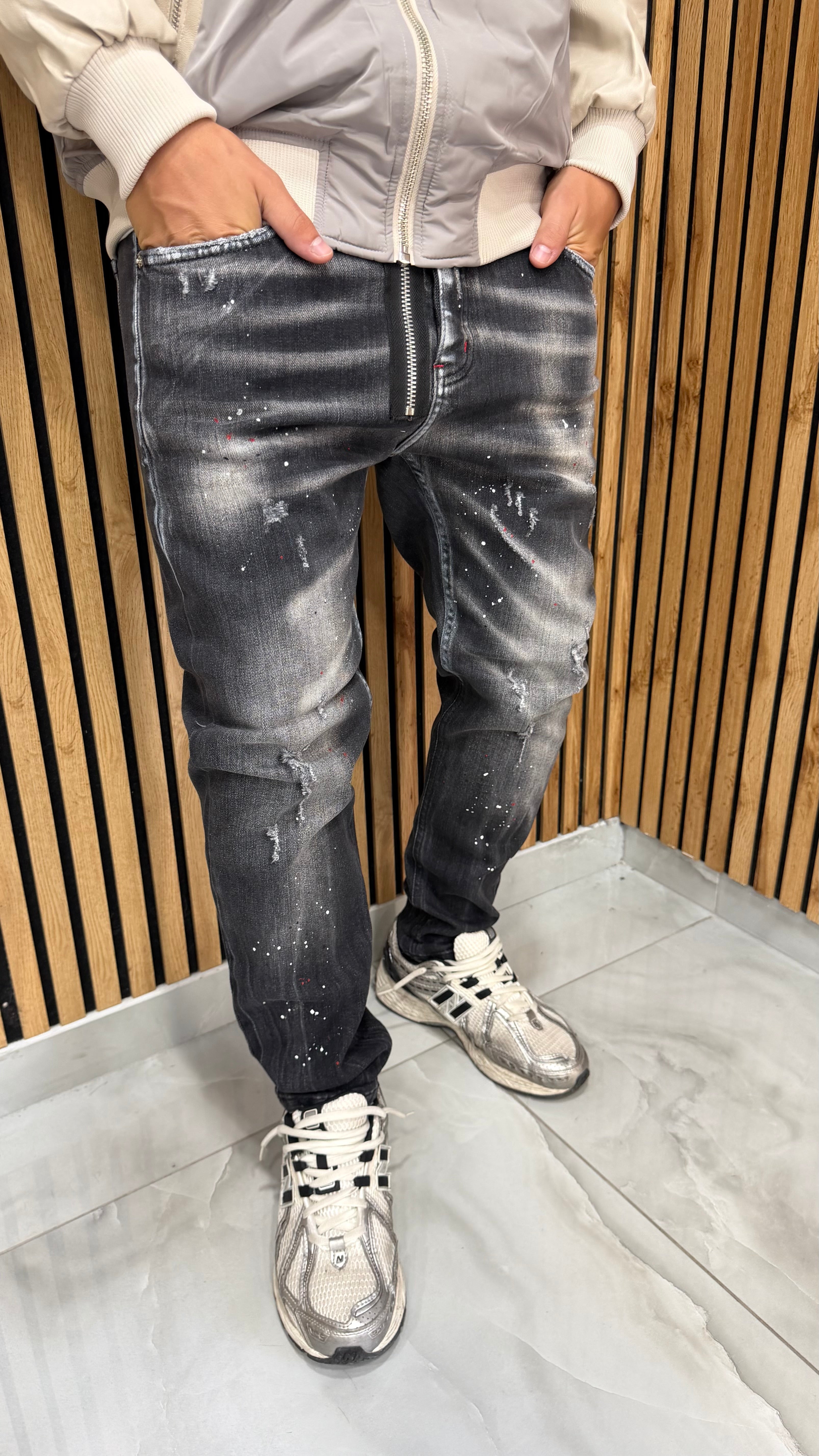 Jeans Uomo Mood DSQ Monaco 2 Black Cianotic