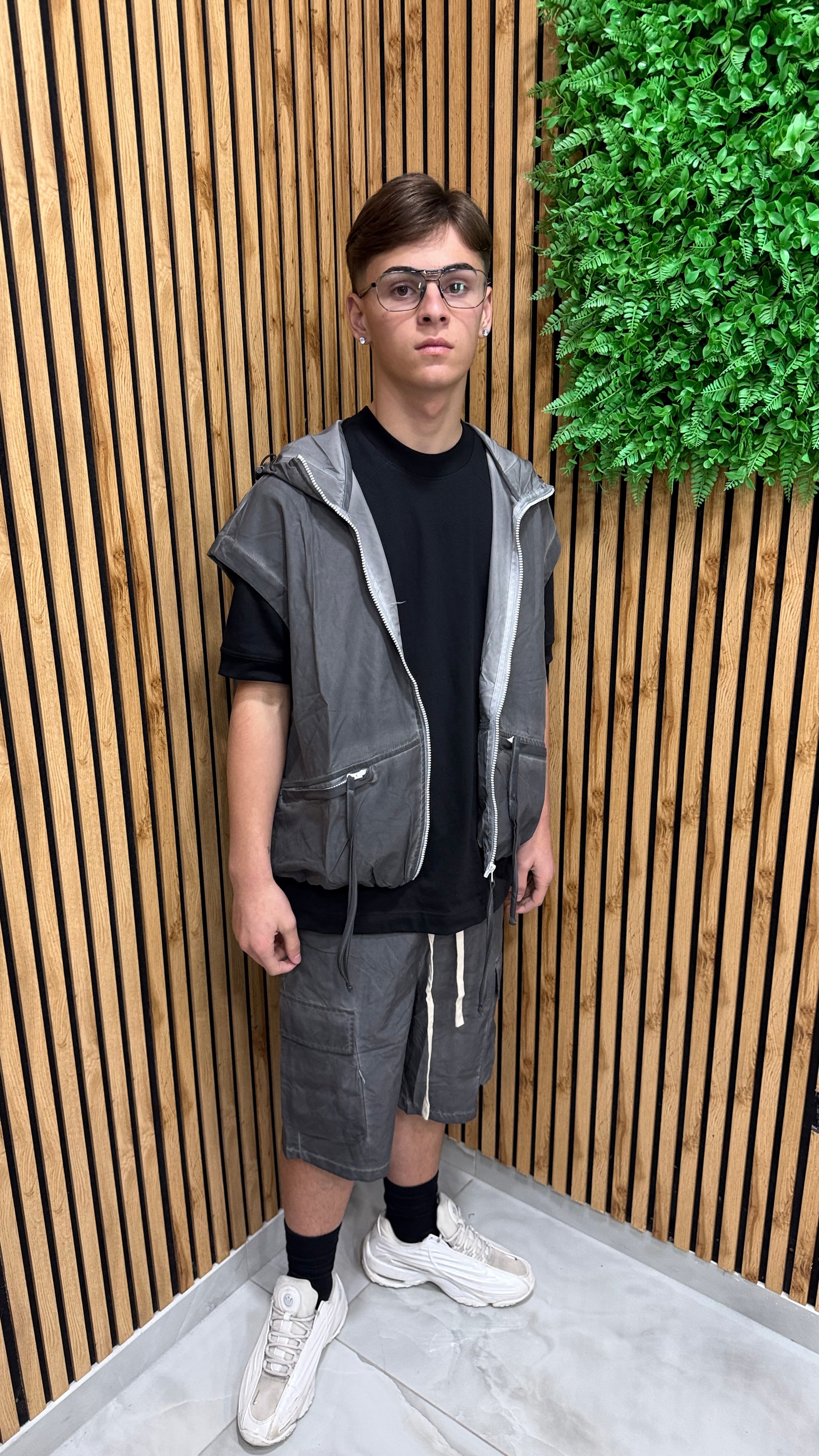Coordinato “Mood Geolier” Grey 2 Colori