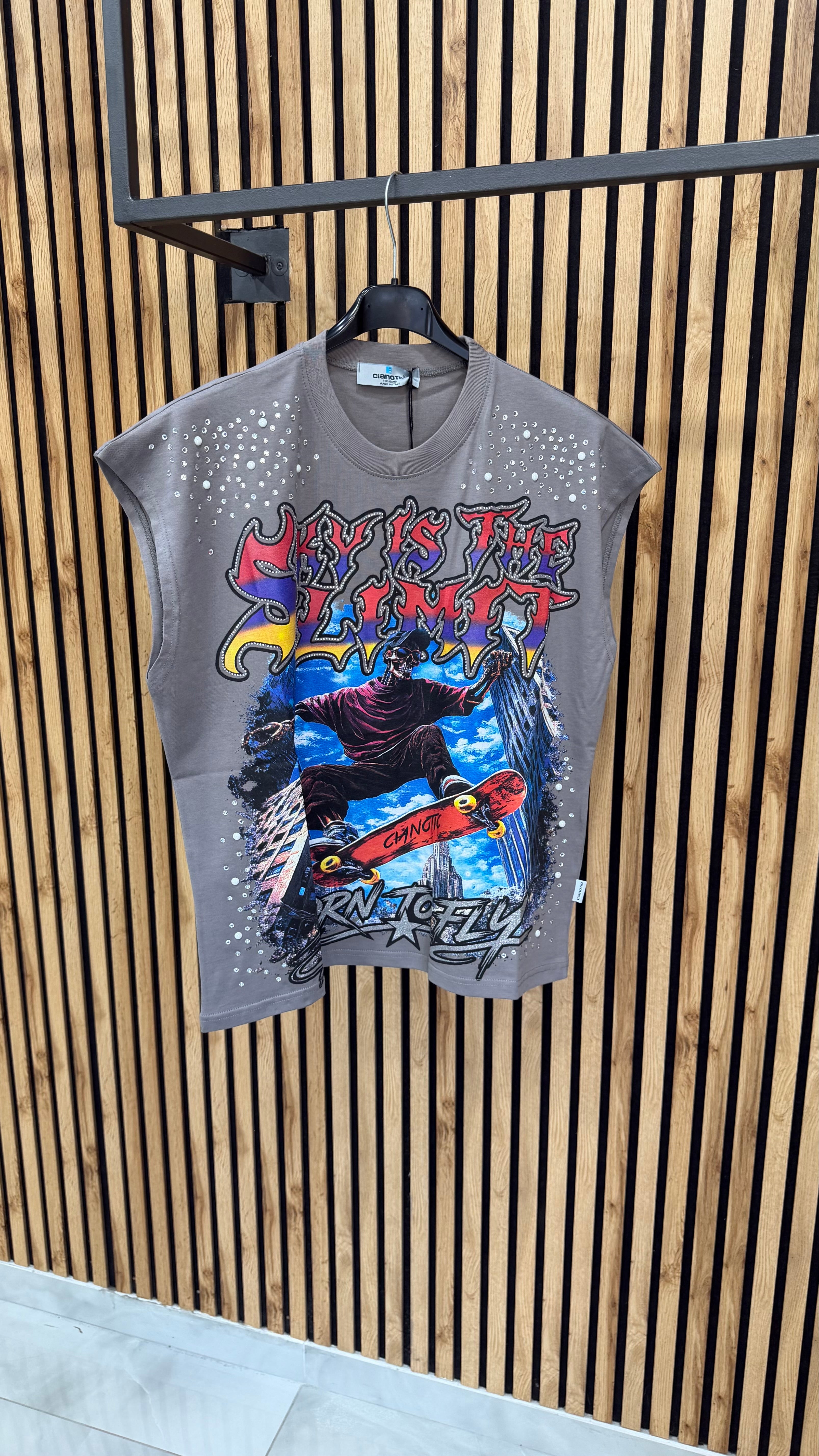 T-Shirt Smanicato Sky Cianotic 6 Colori