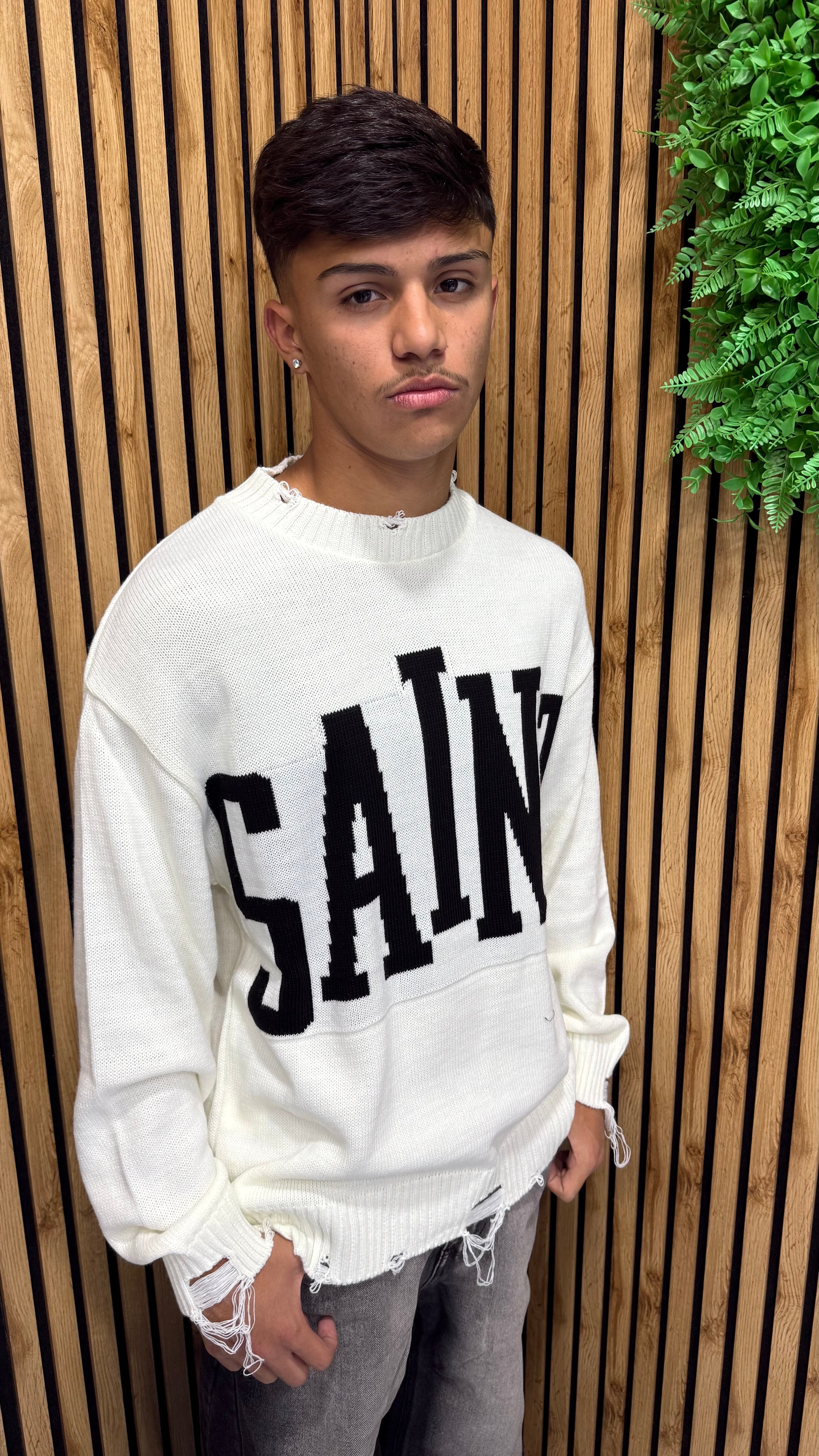 Maglione Saint Destroyed