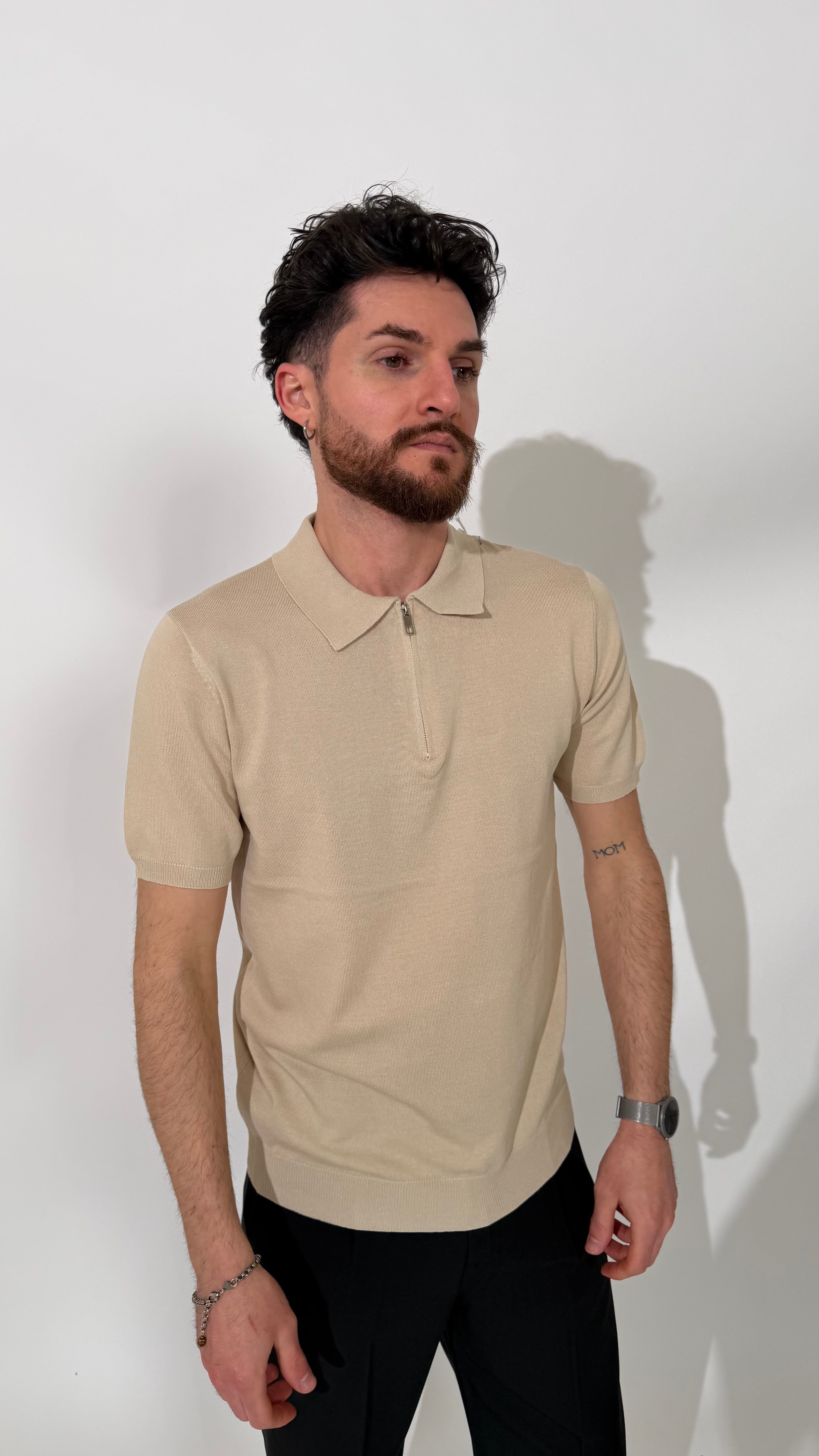 Polo In Filo Zip 6 Colori