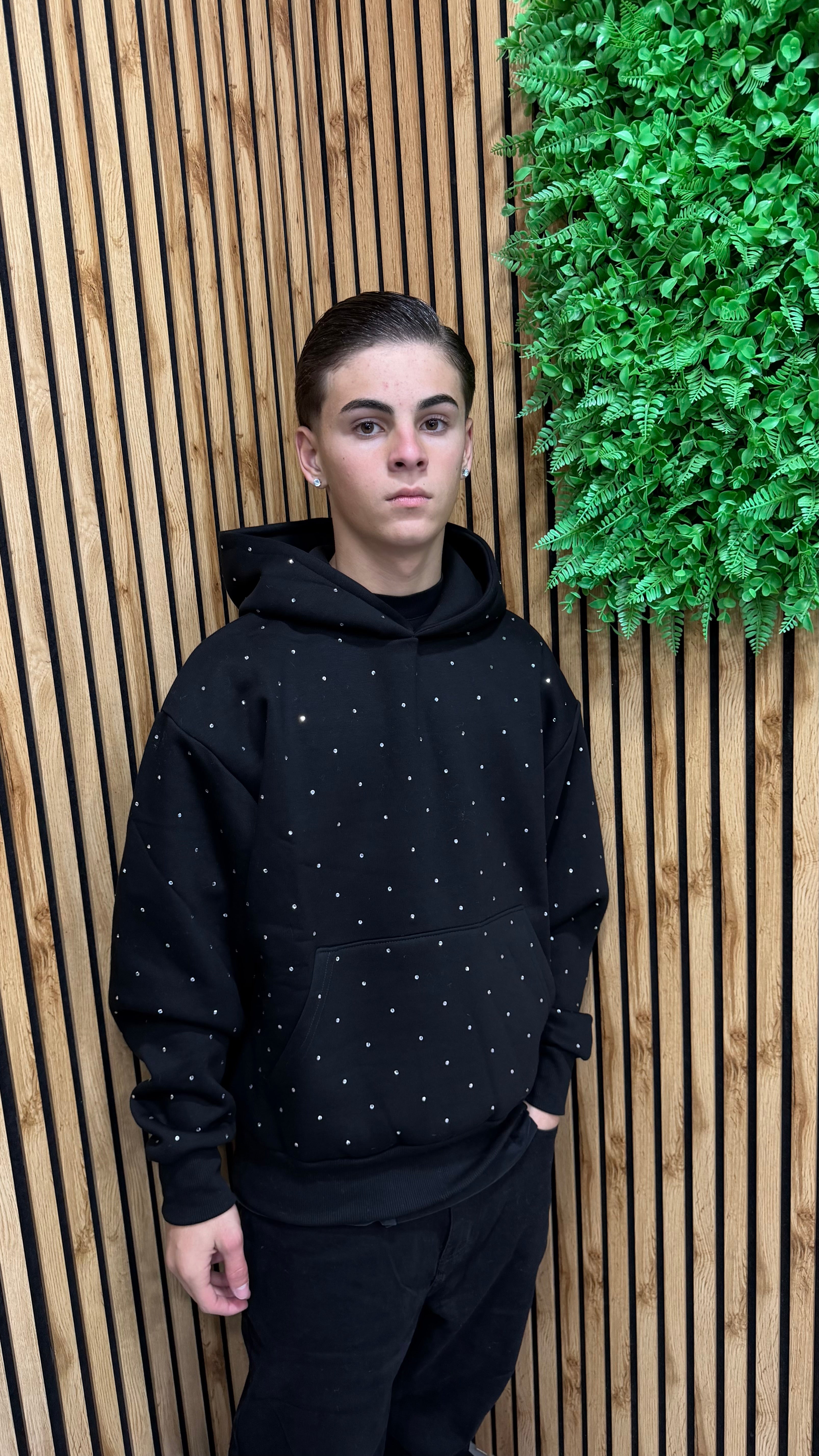 Felpa Con Cappuccio “Diamond”