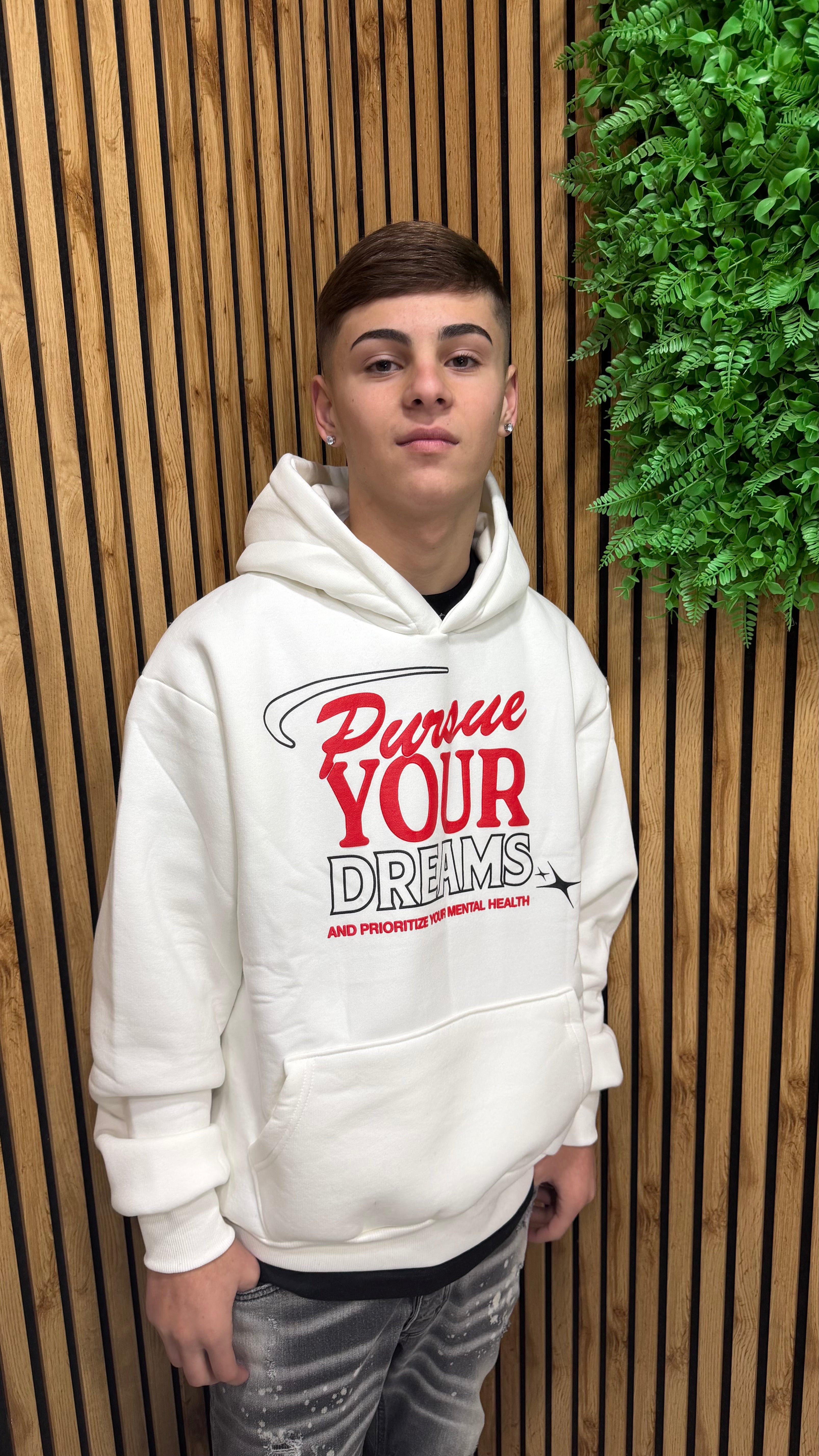 Felpa “Dreams” Cappuccio 2 Colori