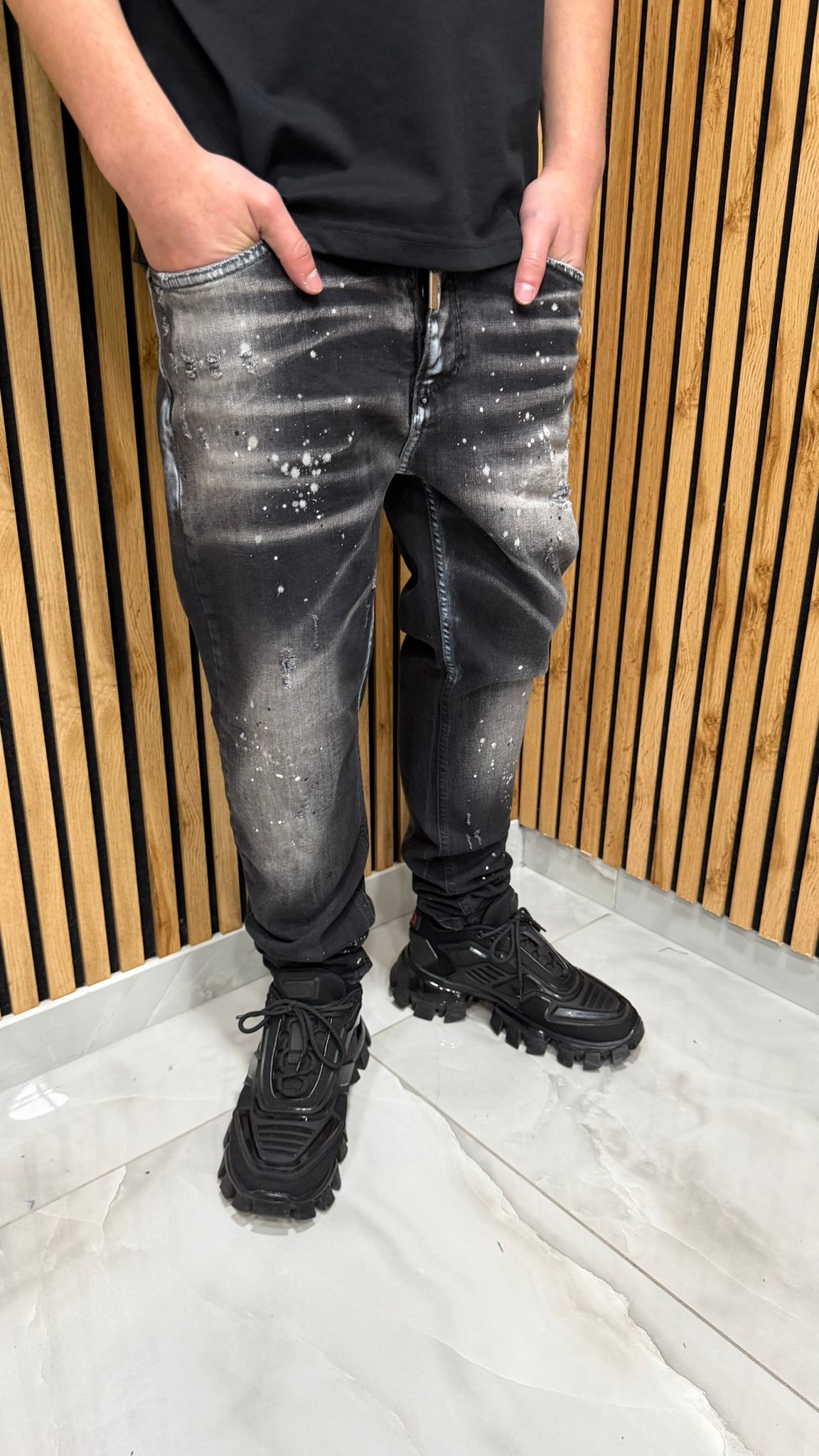 Jeans Mood Dsq Royal Denim Black