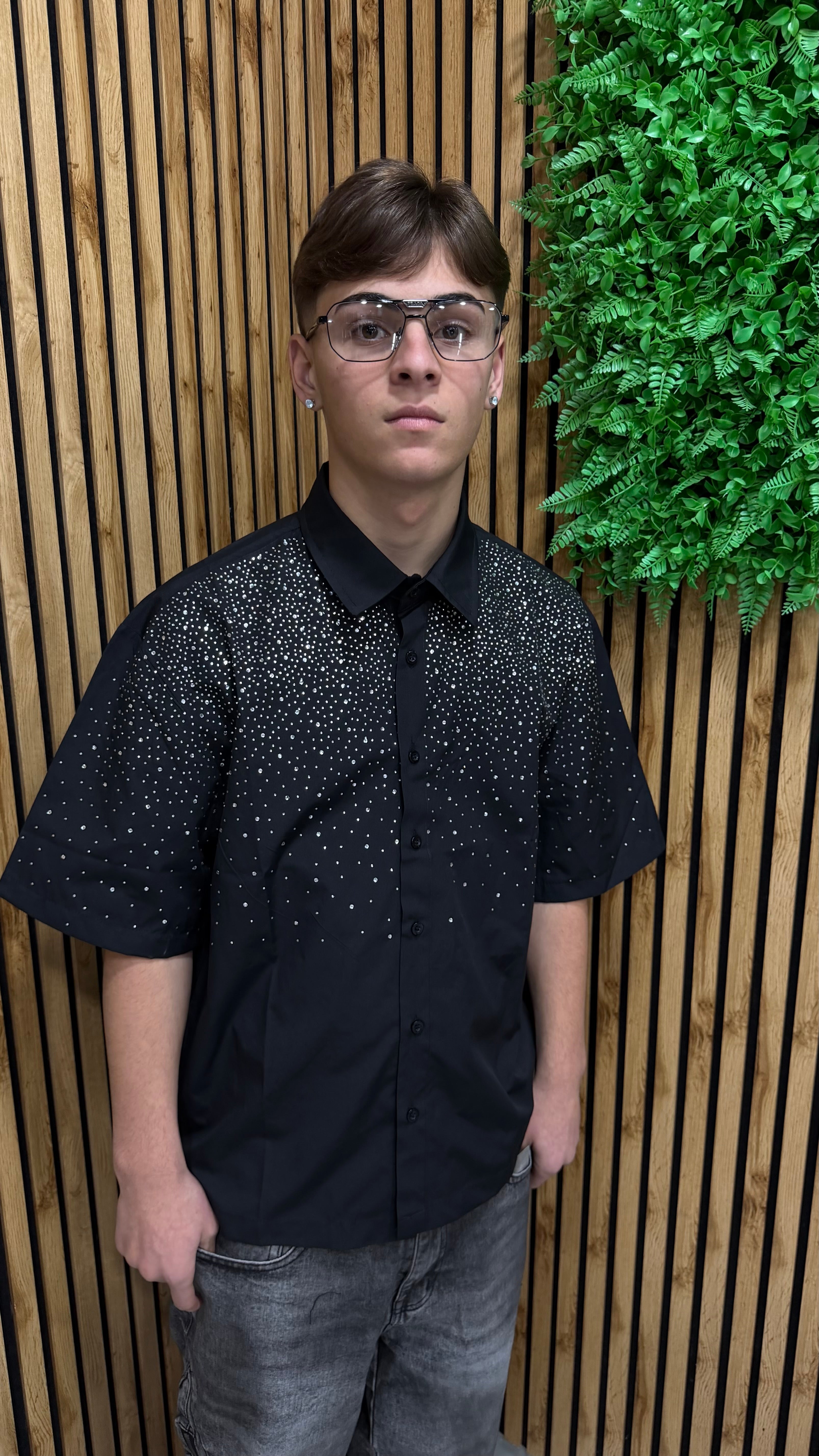 Camicia Diamond Black “MC”