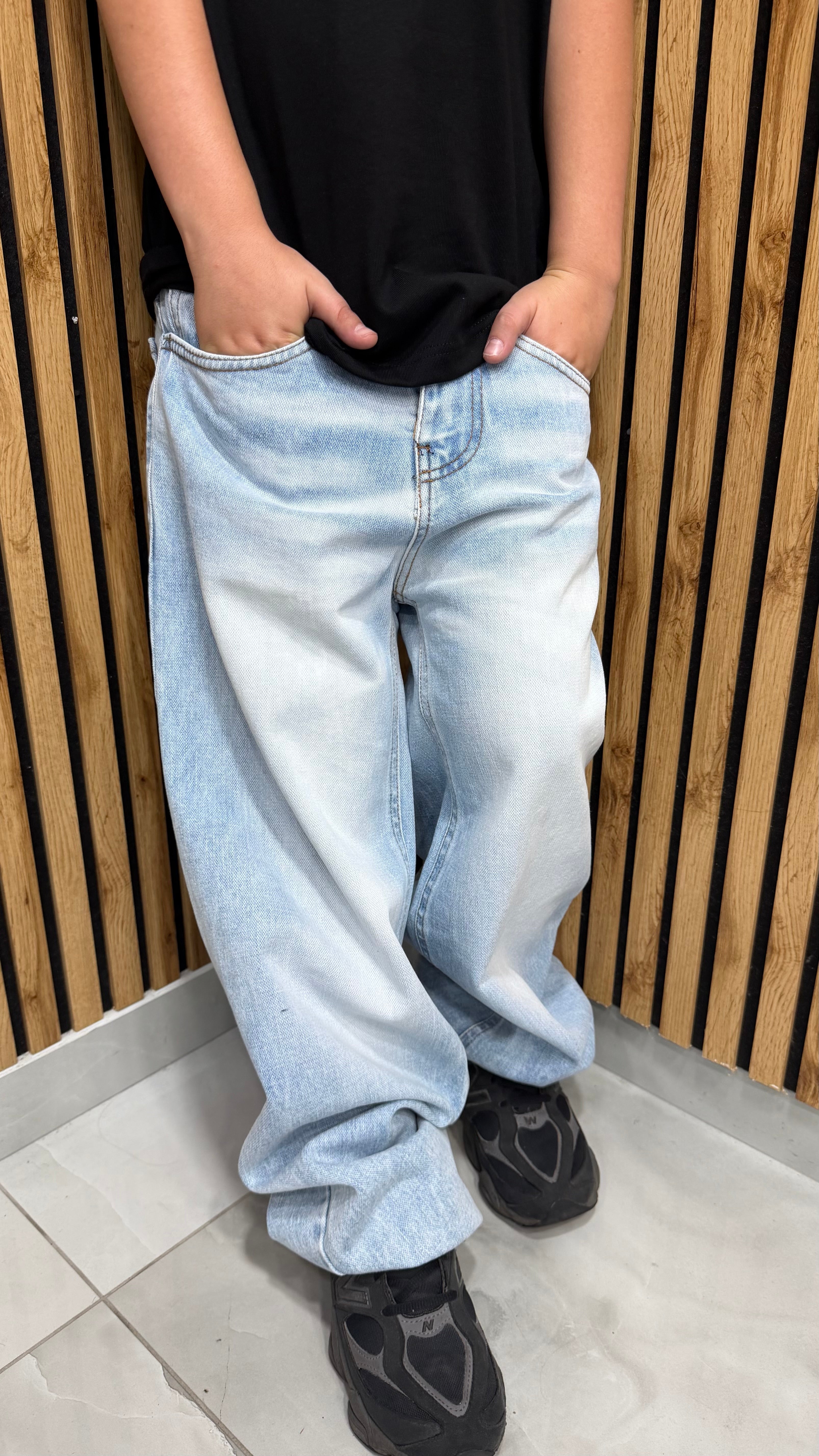 Jeans Baggy “Cloud Blue” Junior