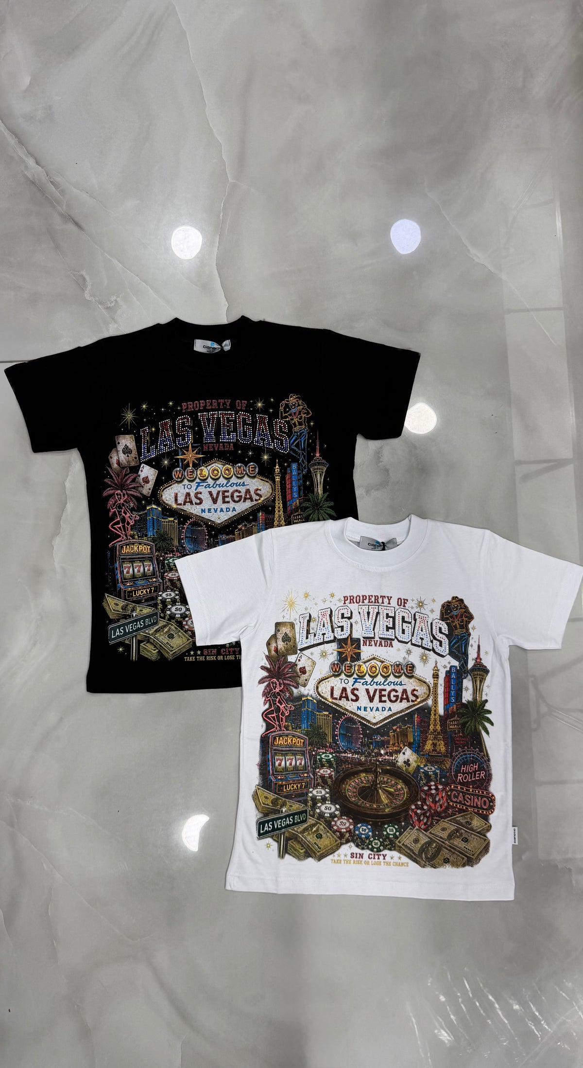 T-Shirt Junior Las Vegas 2 Colori Cianotic