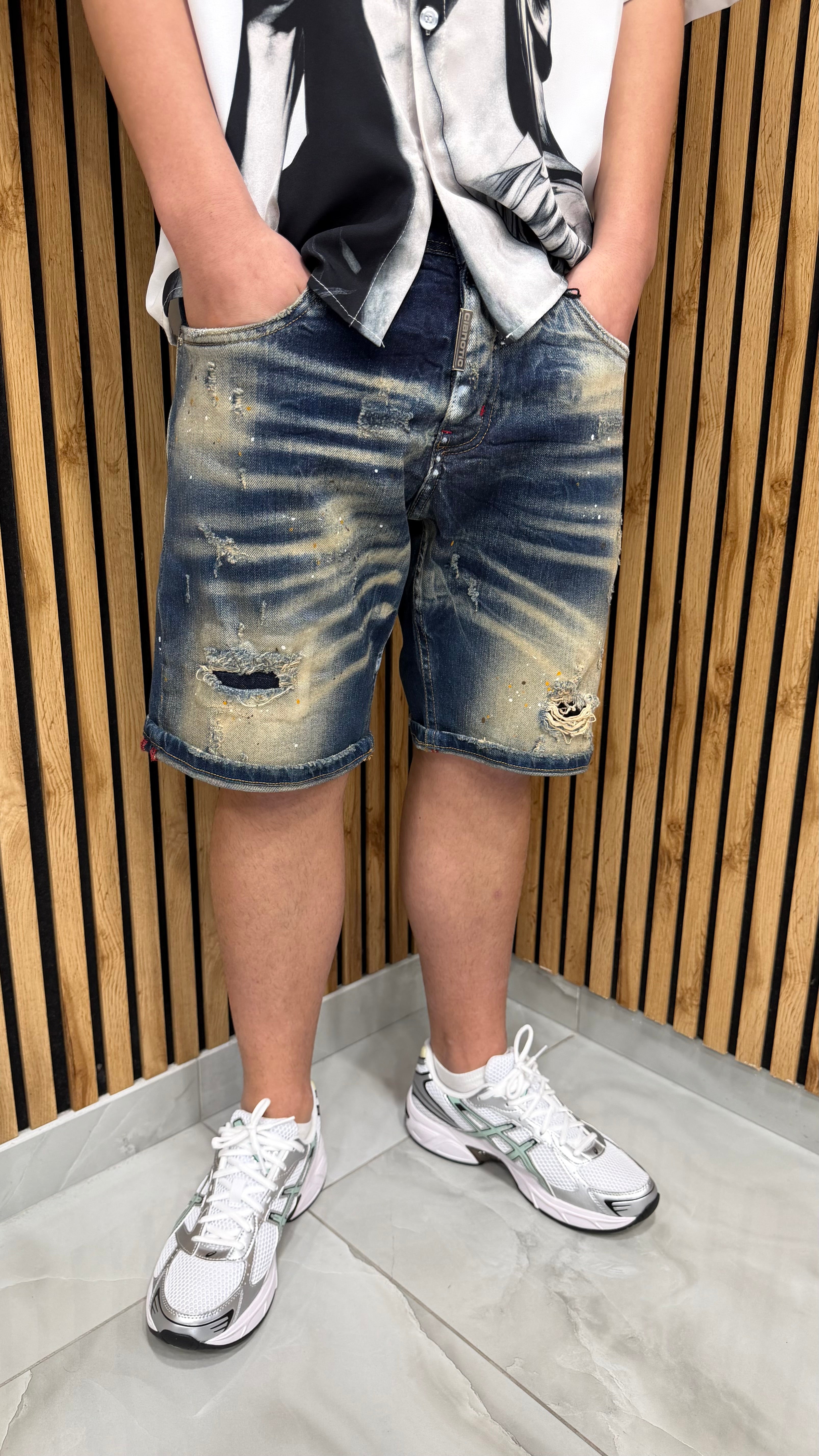Jeans Shorts Cannes Blu Cianotic