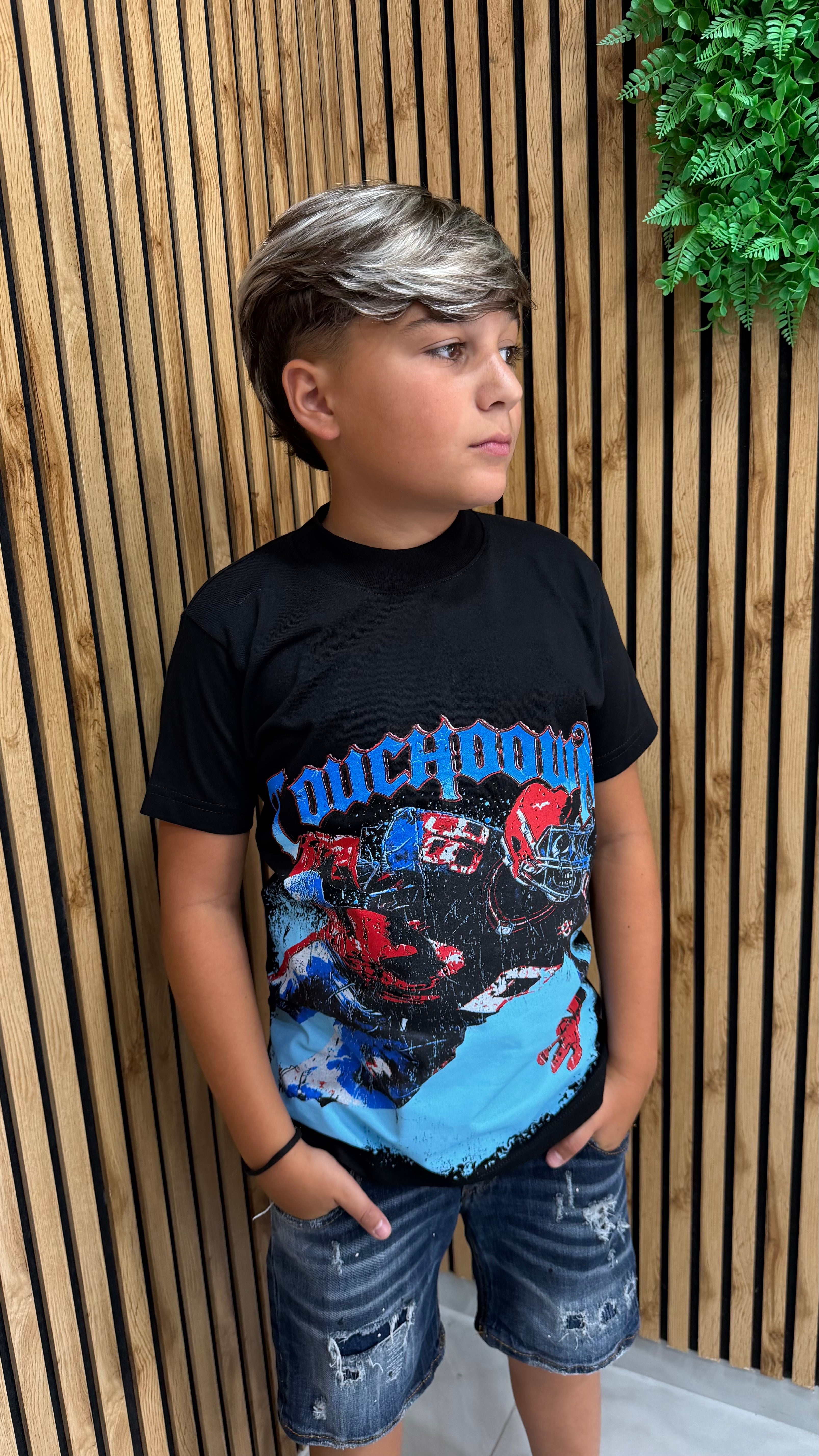 T-Shirt “Touch Down” 2 Colori Junior