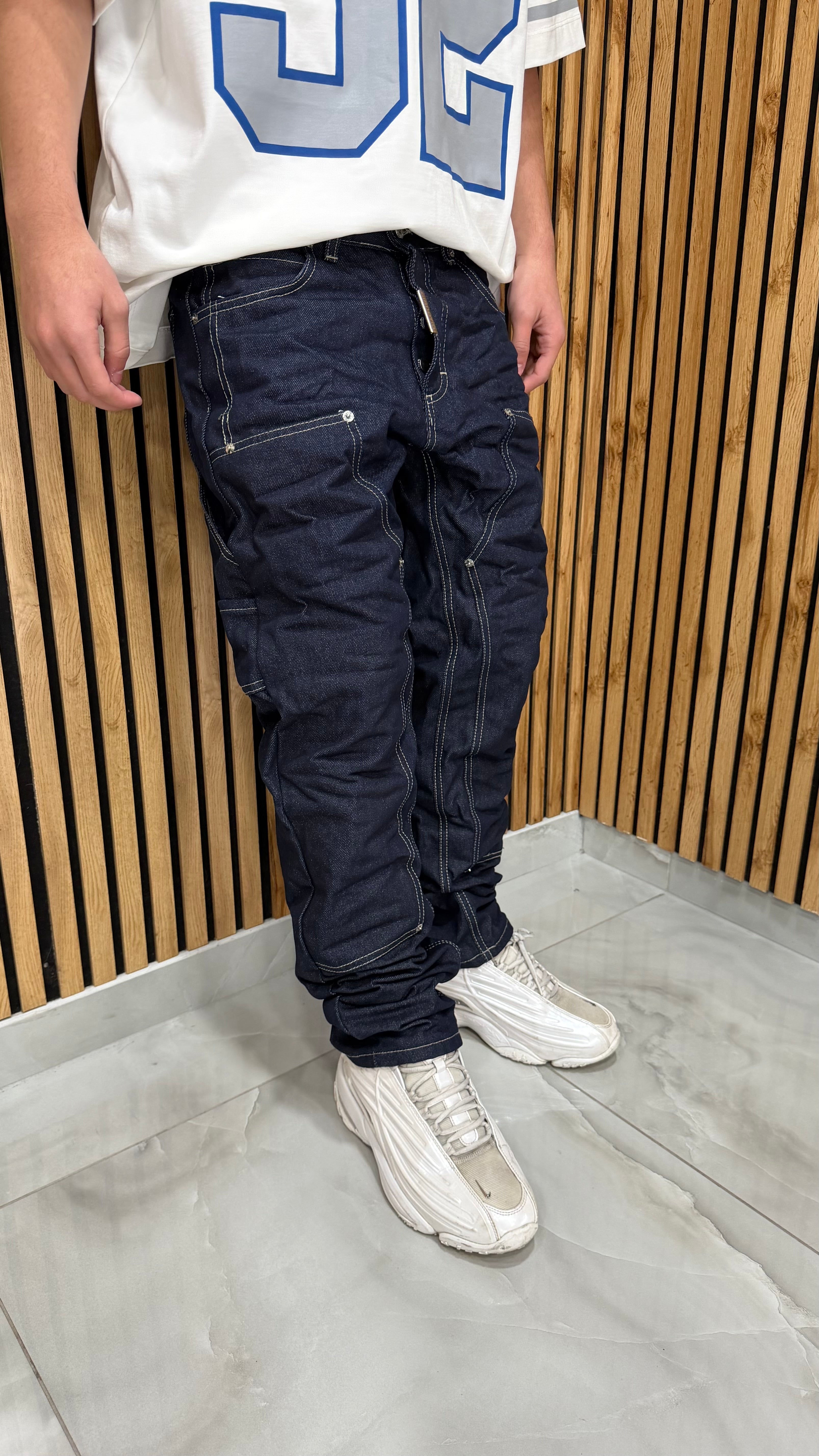 Jeans Straight CRPB Indago Cianotic