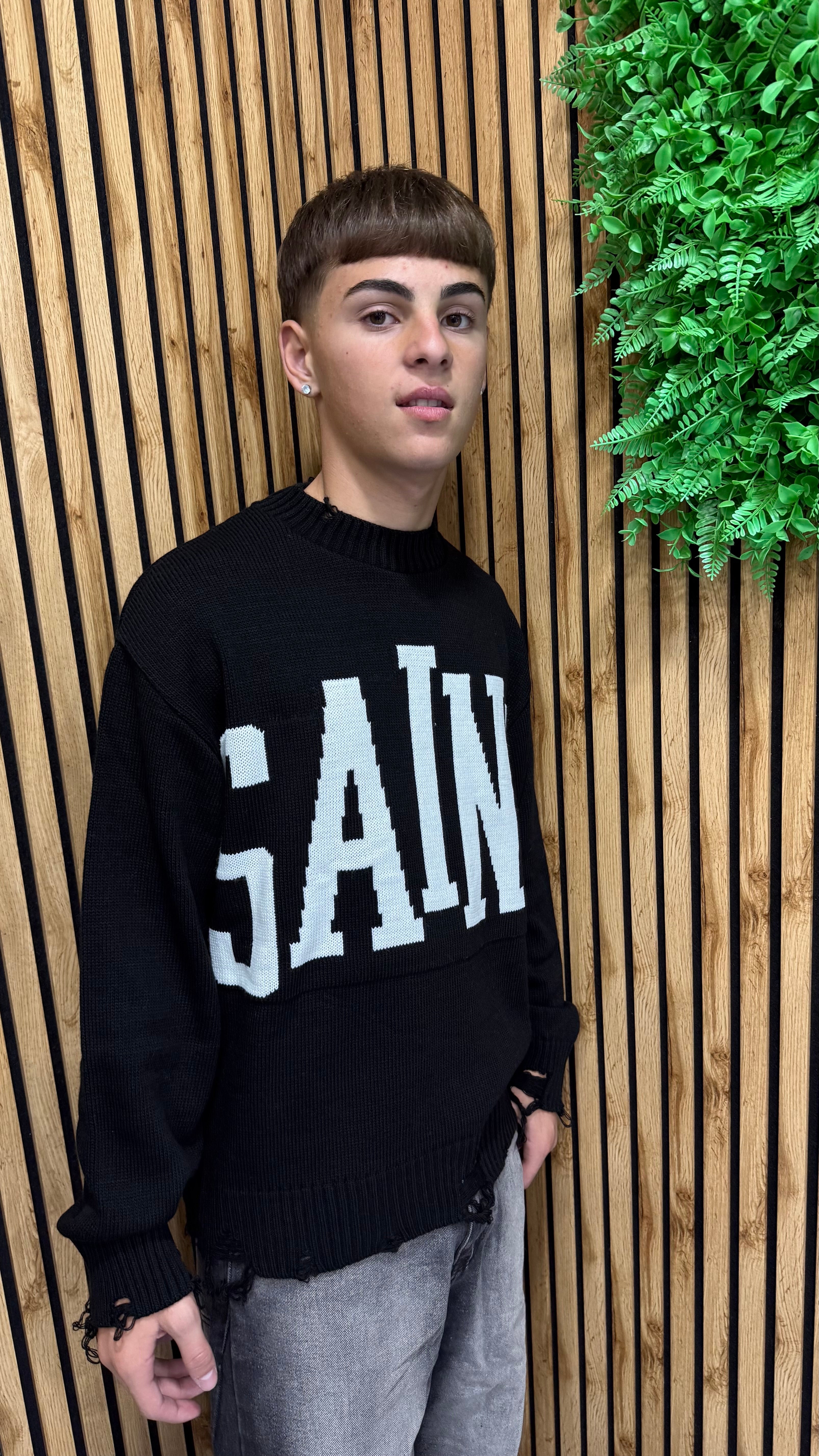 Maglione Saint Destroyed