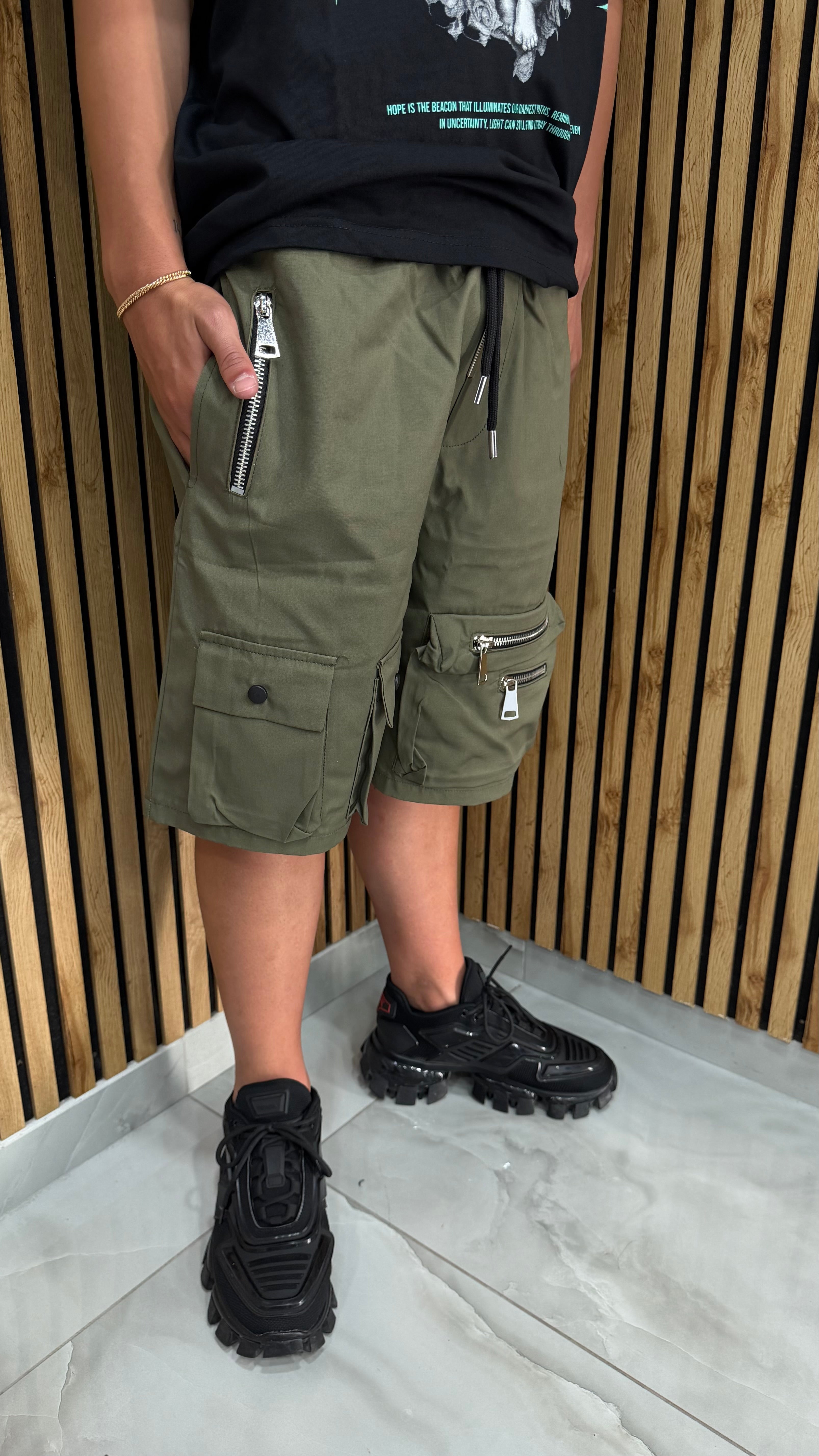 Shorts Downtown Cargo 2 Colori Cianotic