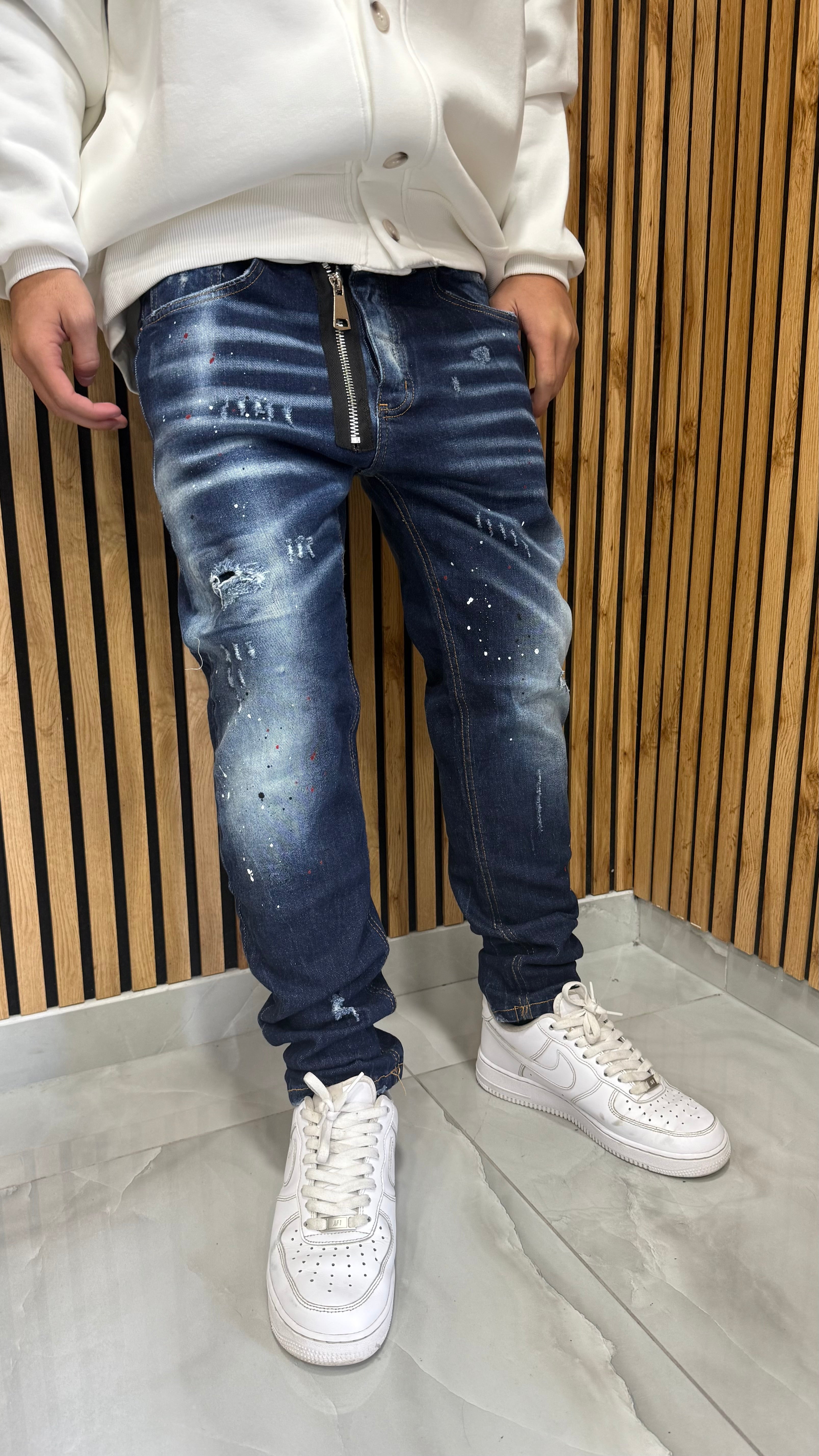 Jeans Mood Dsq "Lucas Blue" Cianotic