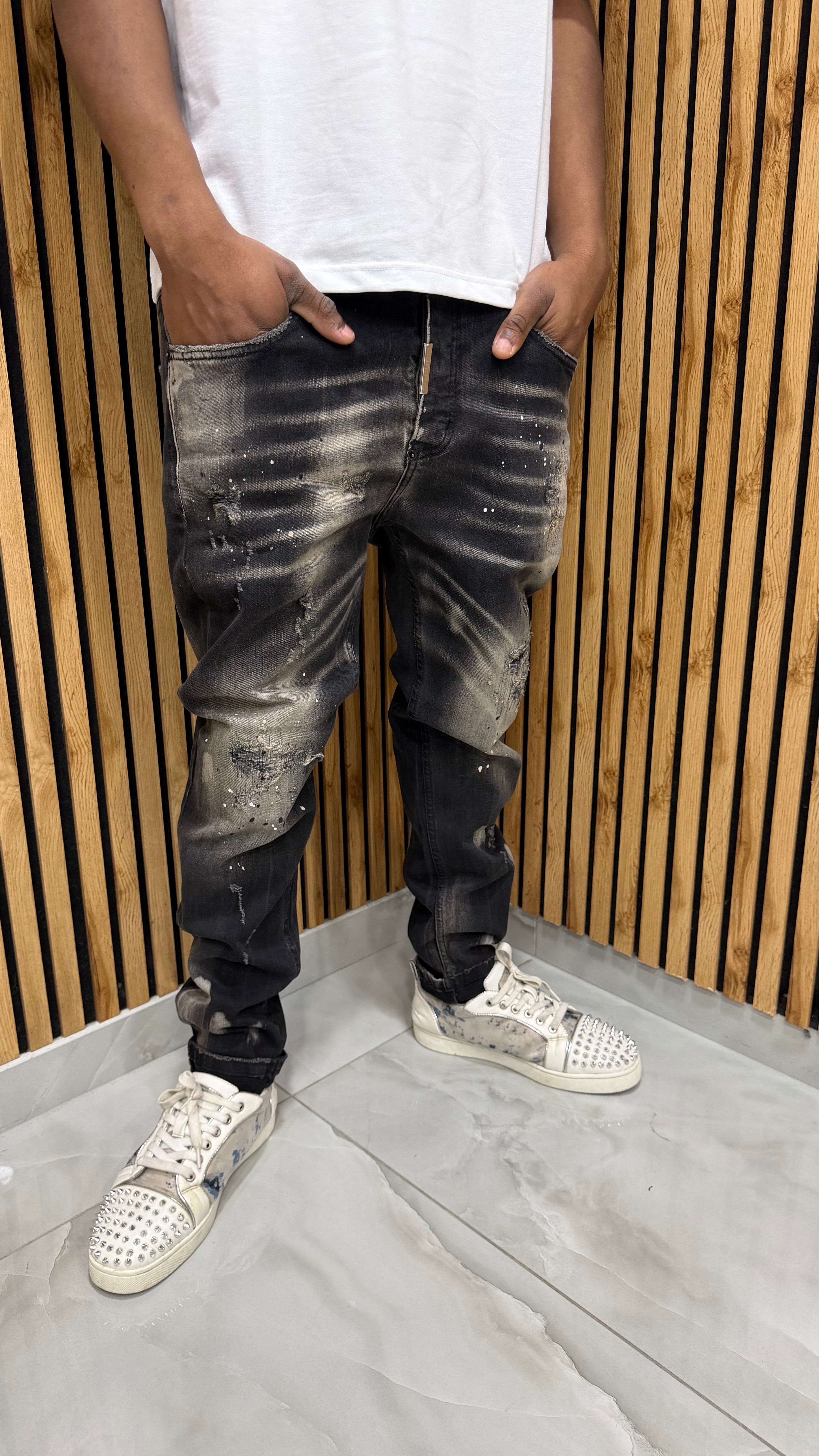 Jeans Mood DSQ Overtime Black Cianotic