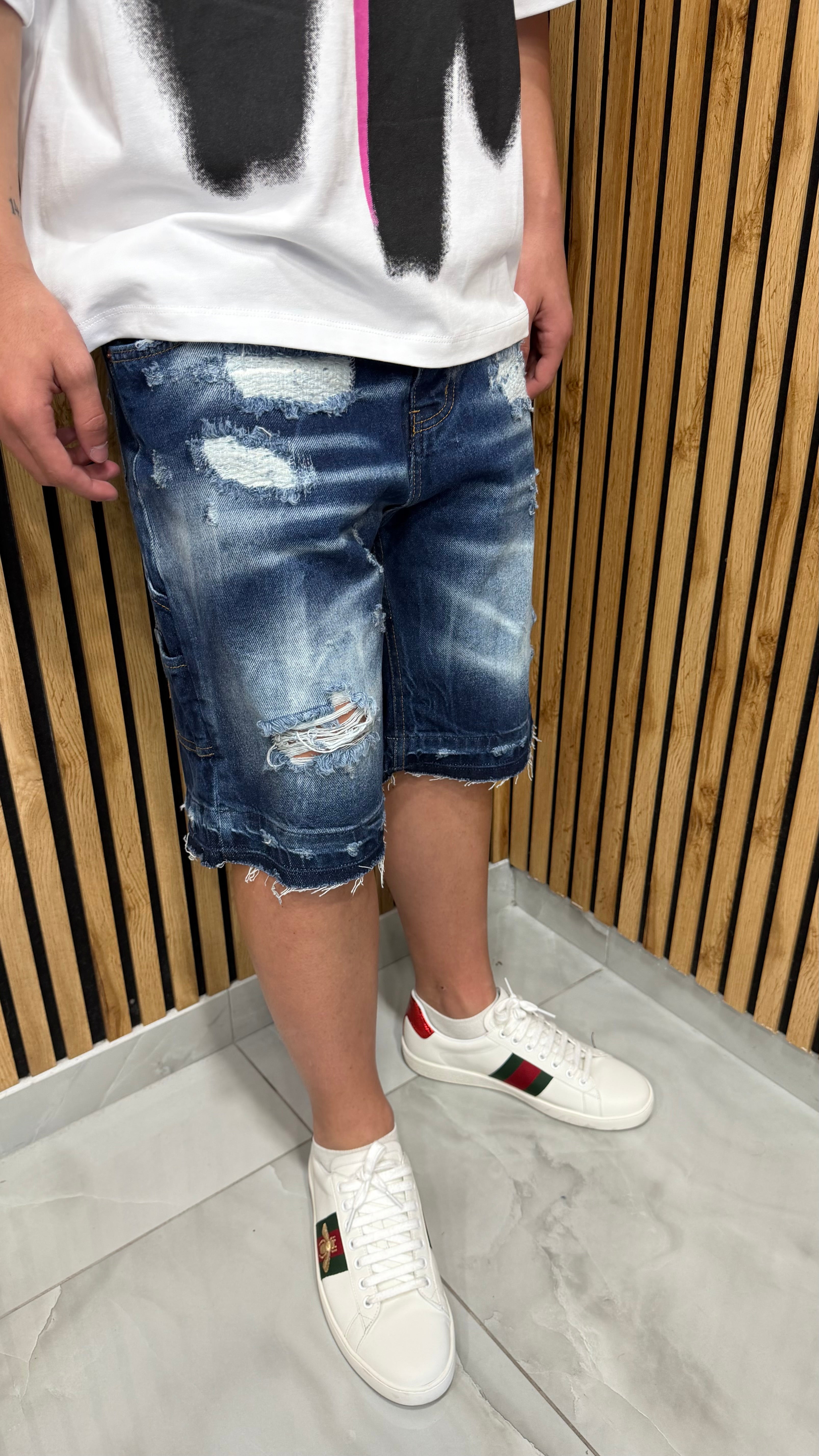 Jeans Short Carpenter Rust Edge Blu Cianotic
