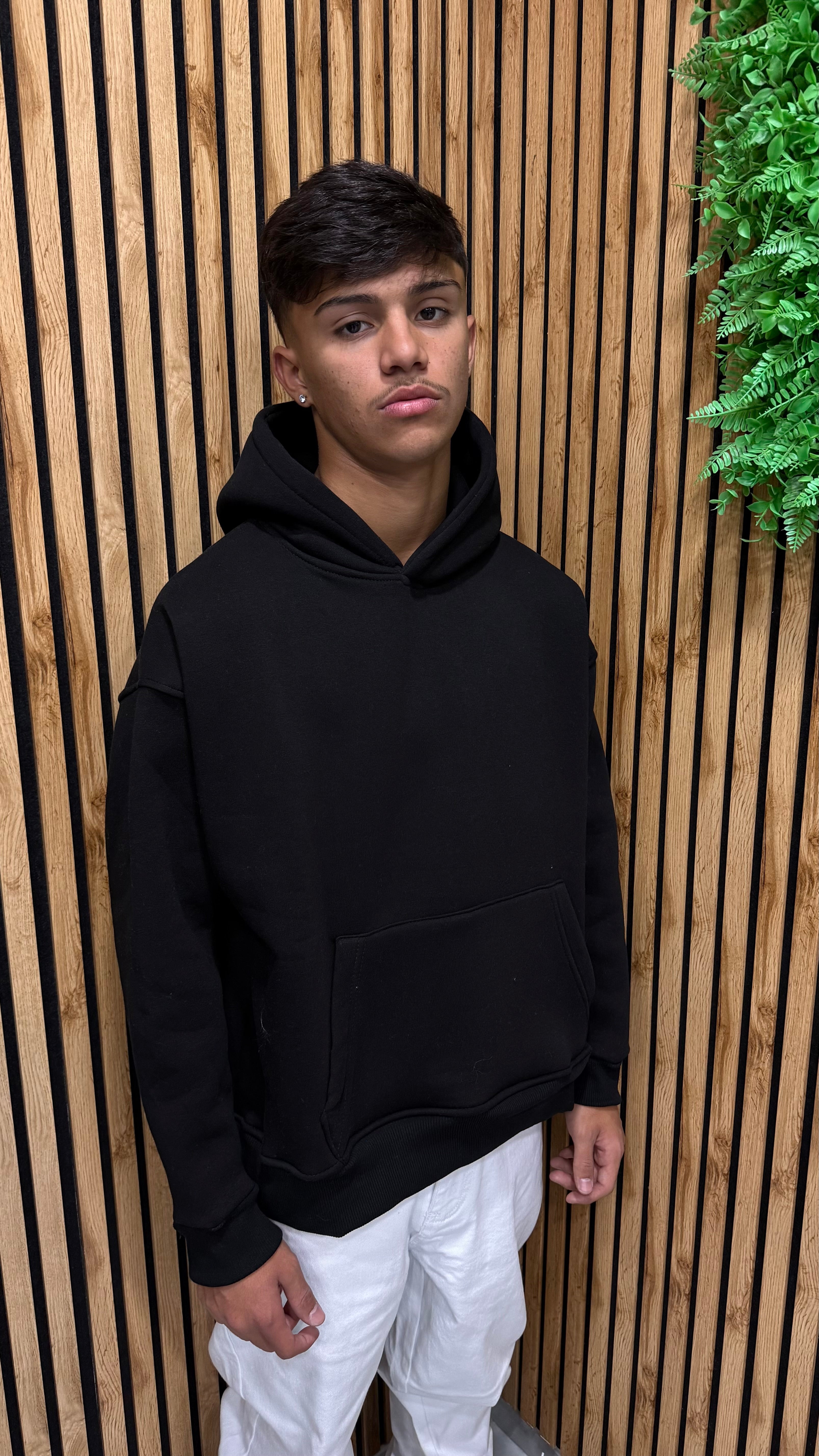 Felpa Basic Boxy Cianotic