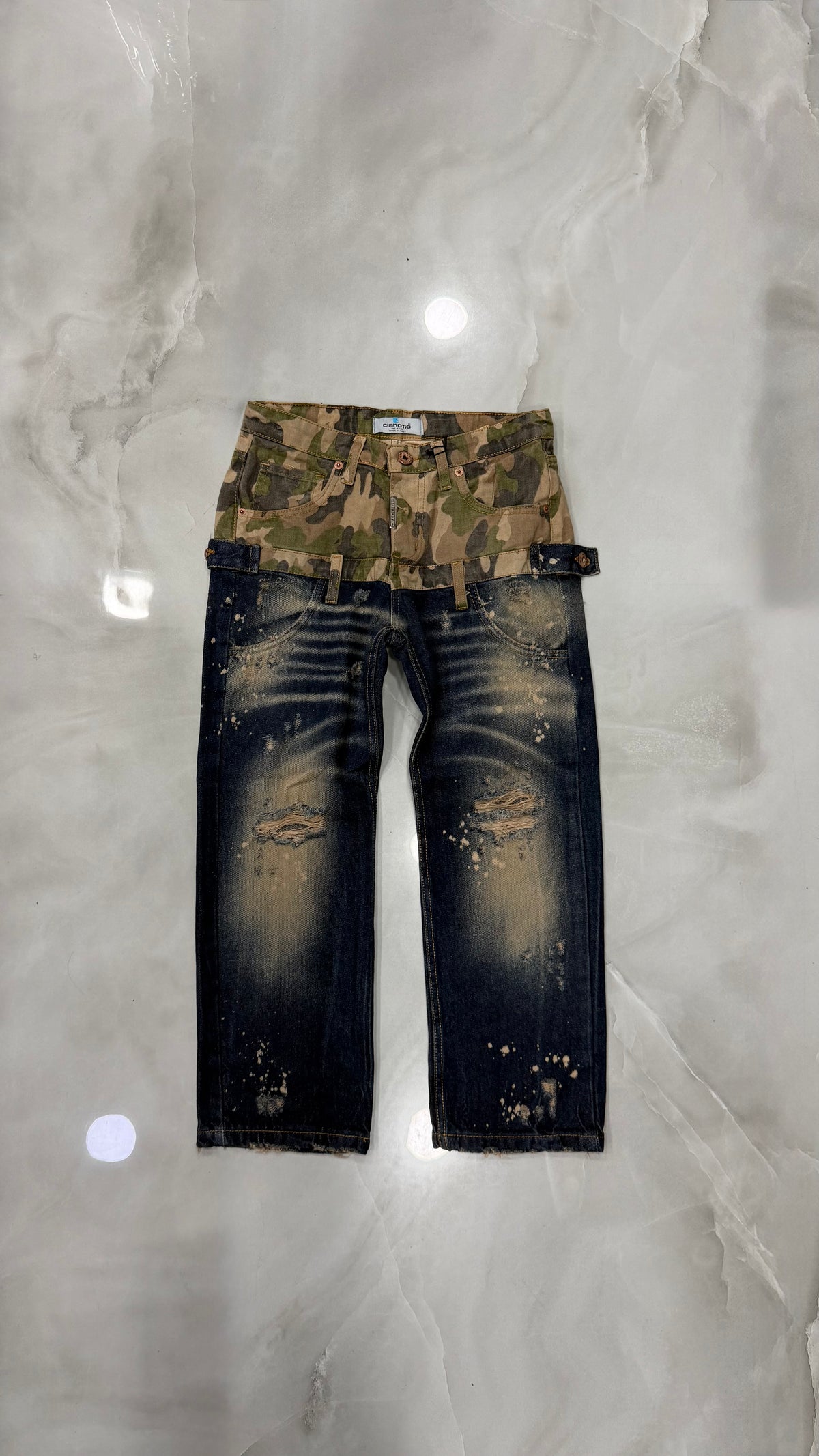 Jeans Junior Baggy 552 Army Blue Cianotic