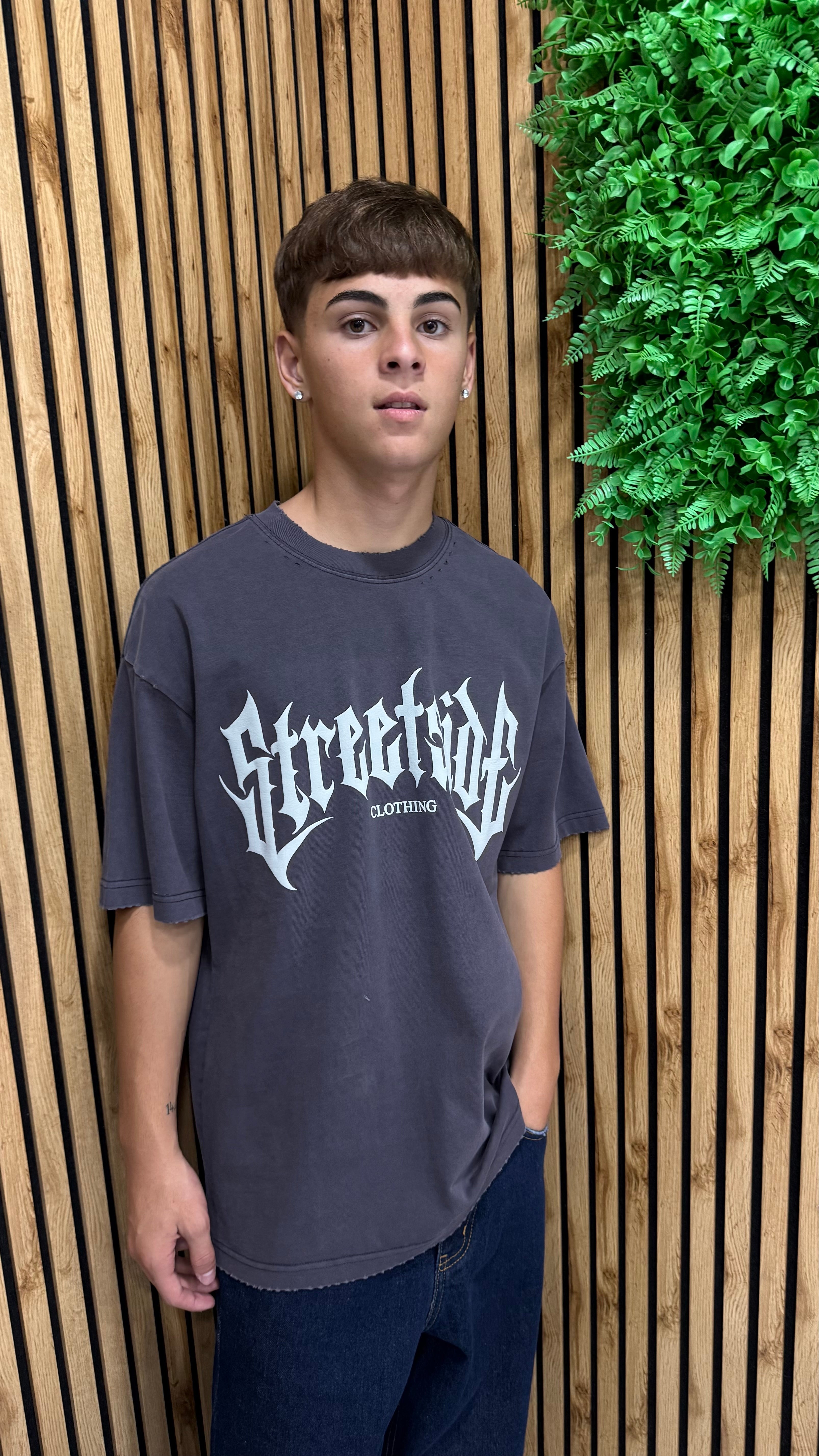 T-Shirt Tessuto Doppiato "Streetside"