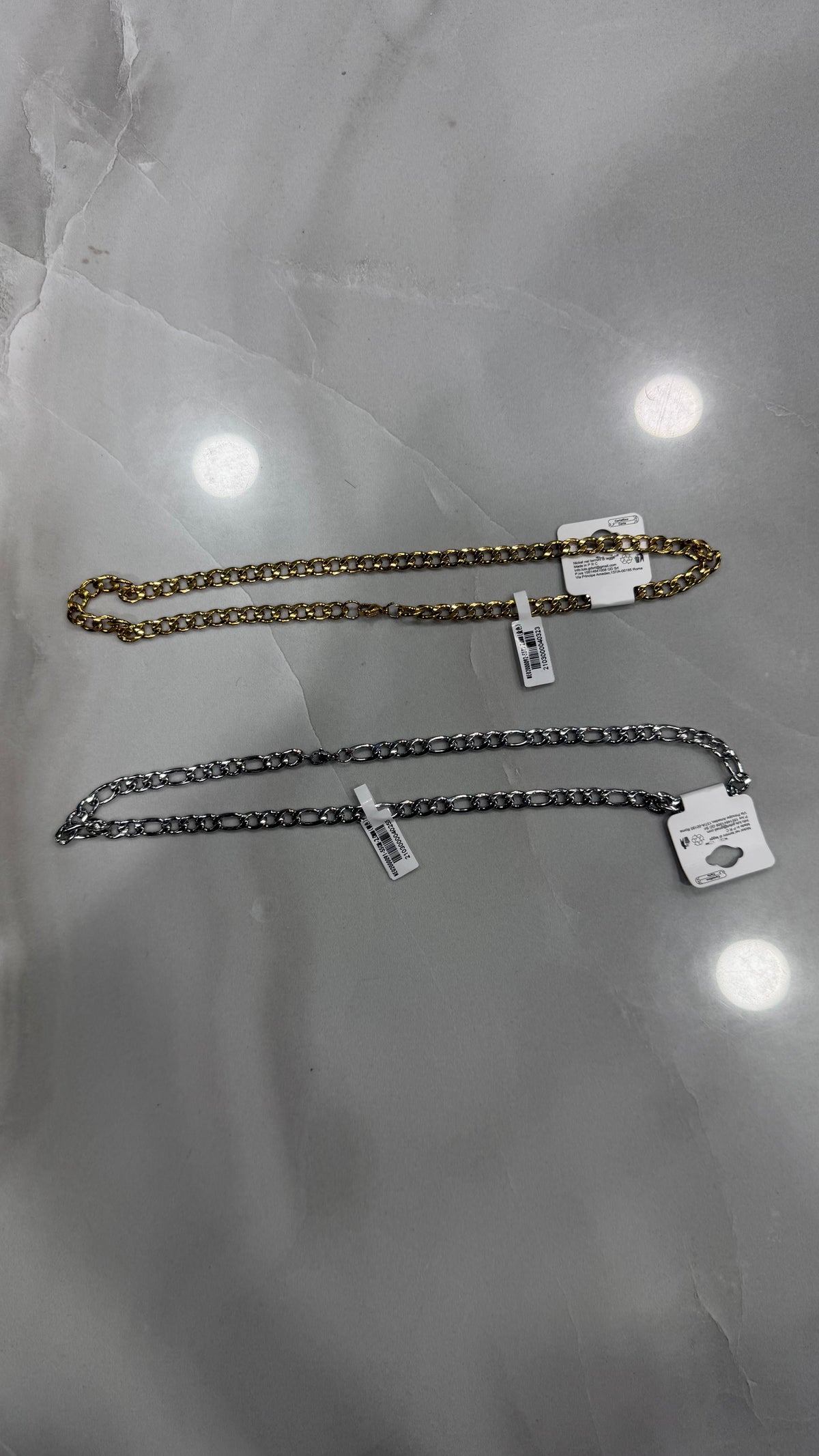 Collana Uomo “Pure Line” 2 Materiali