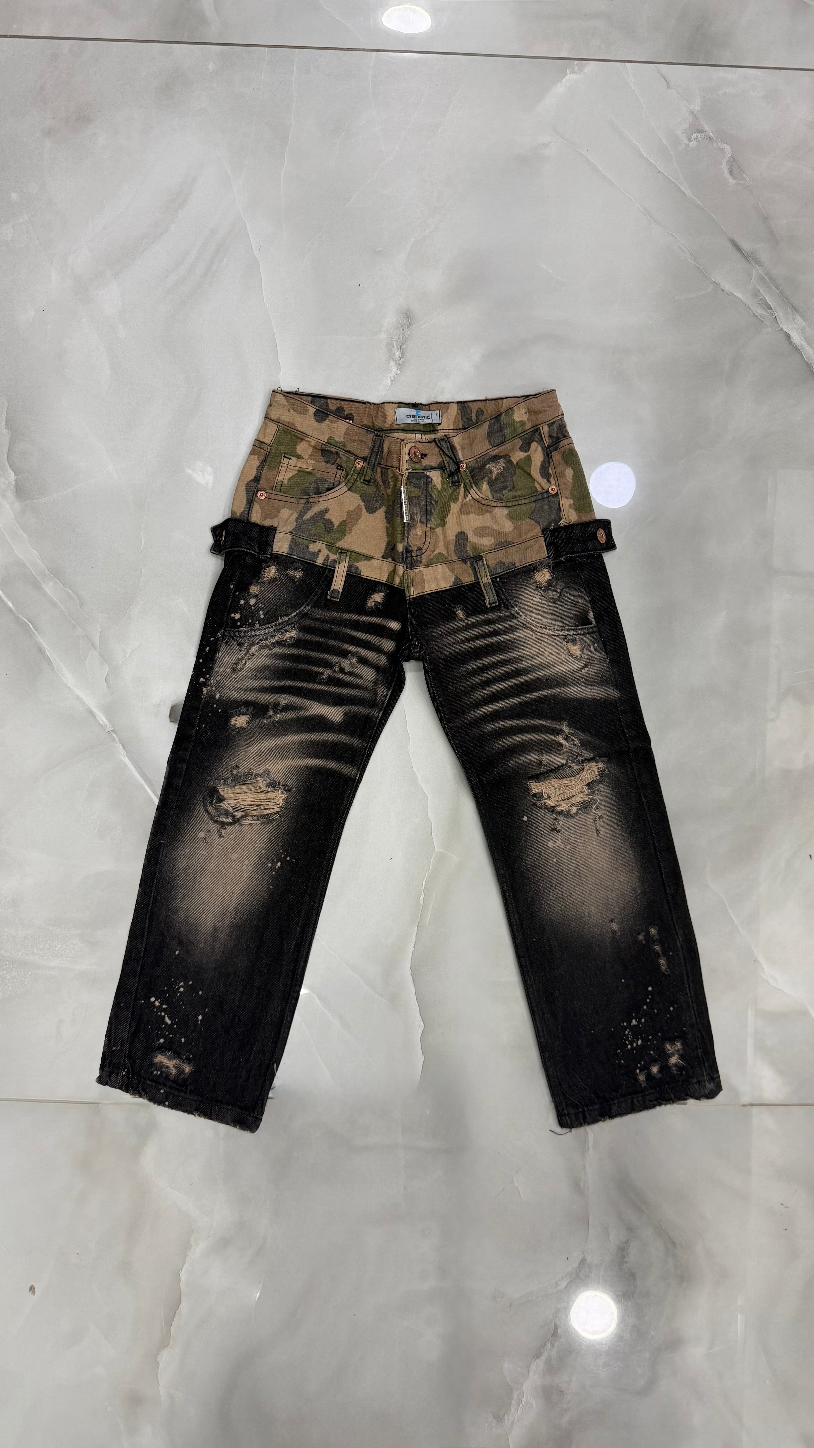 Jeans Junior Baggy 552 Army Black Cianotic