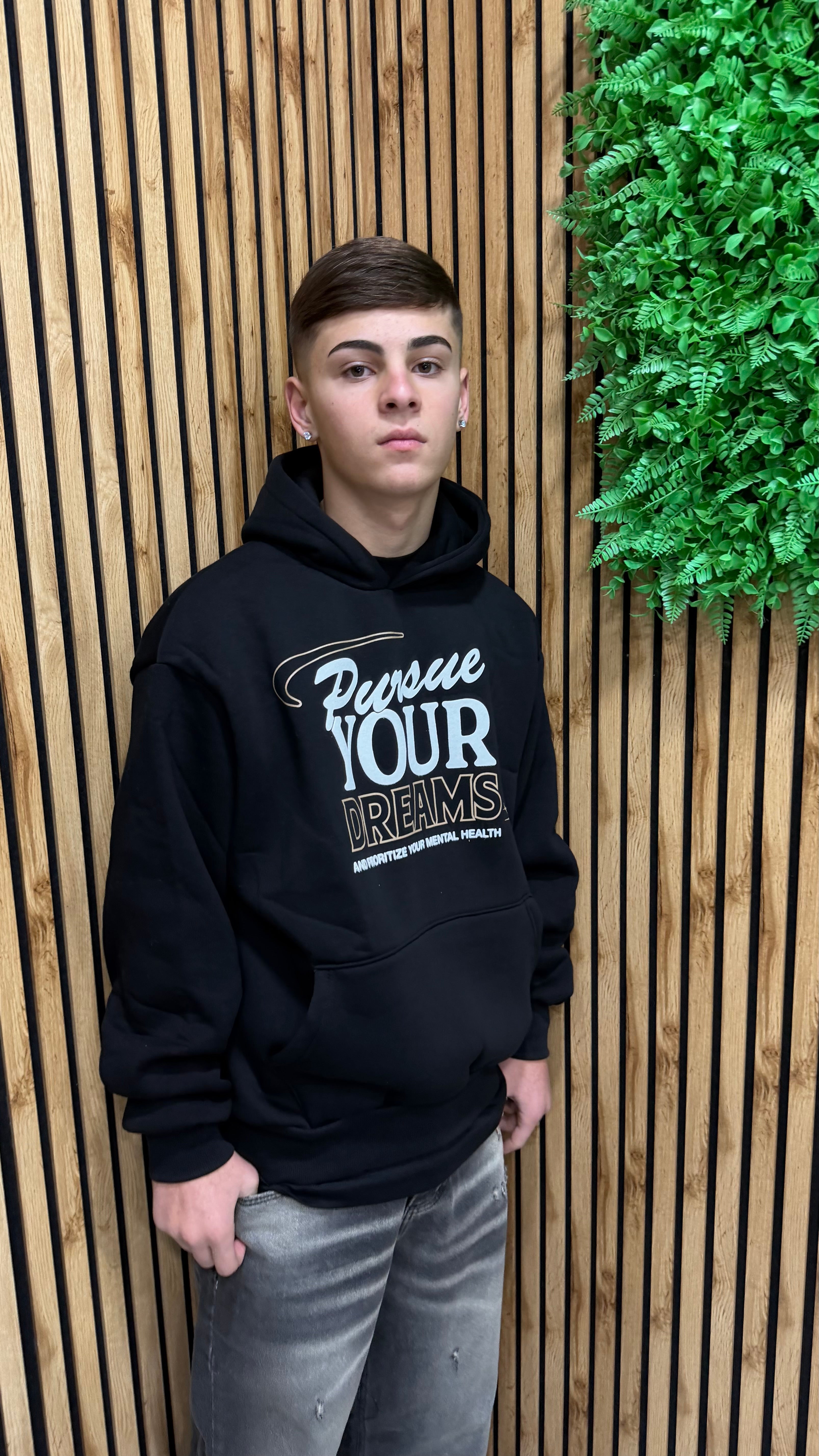 Felpa “Dreams” Cappuccio 2 Colori