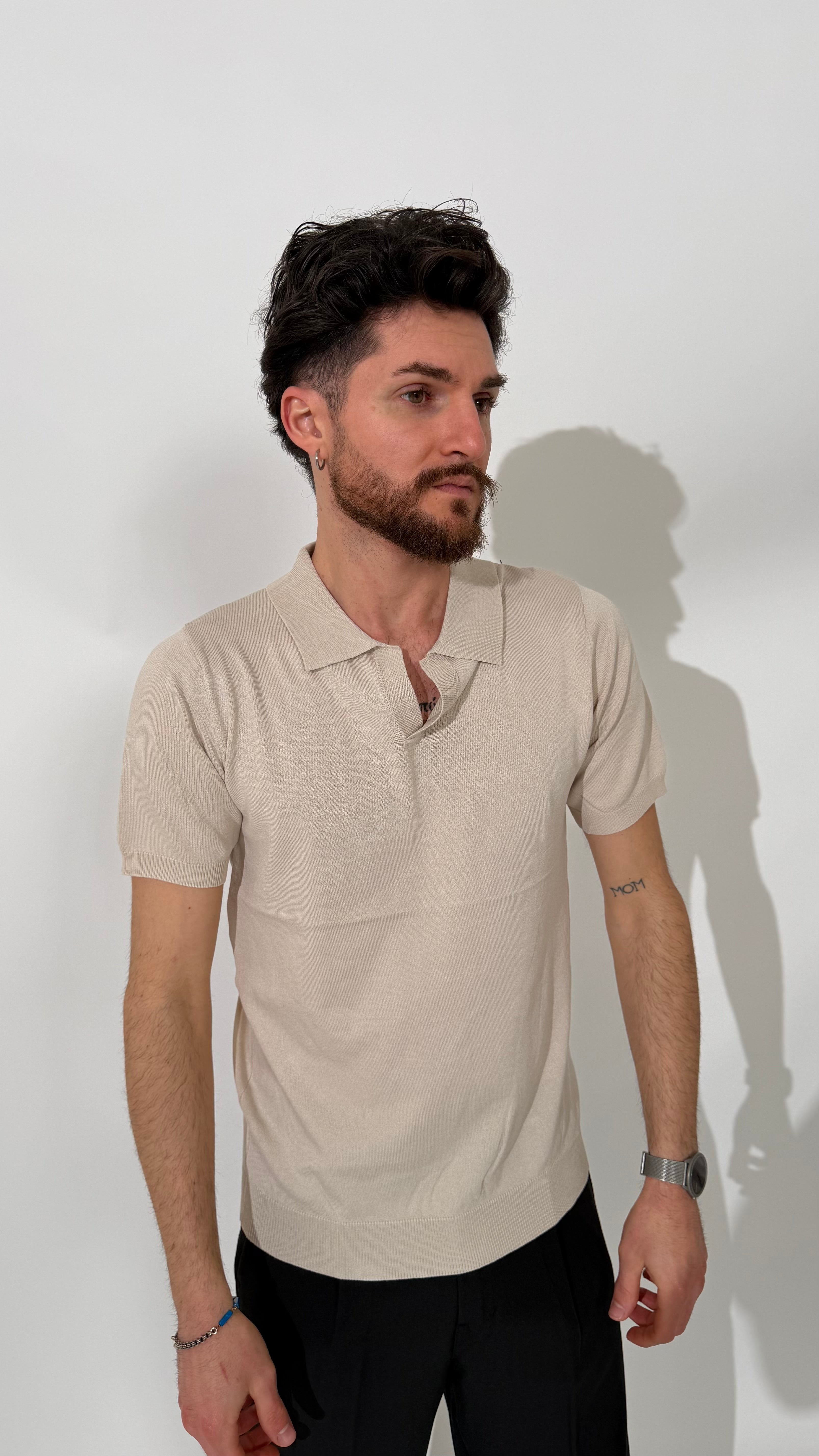 Polo In Filo “V” 3 Colori