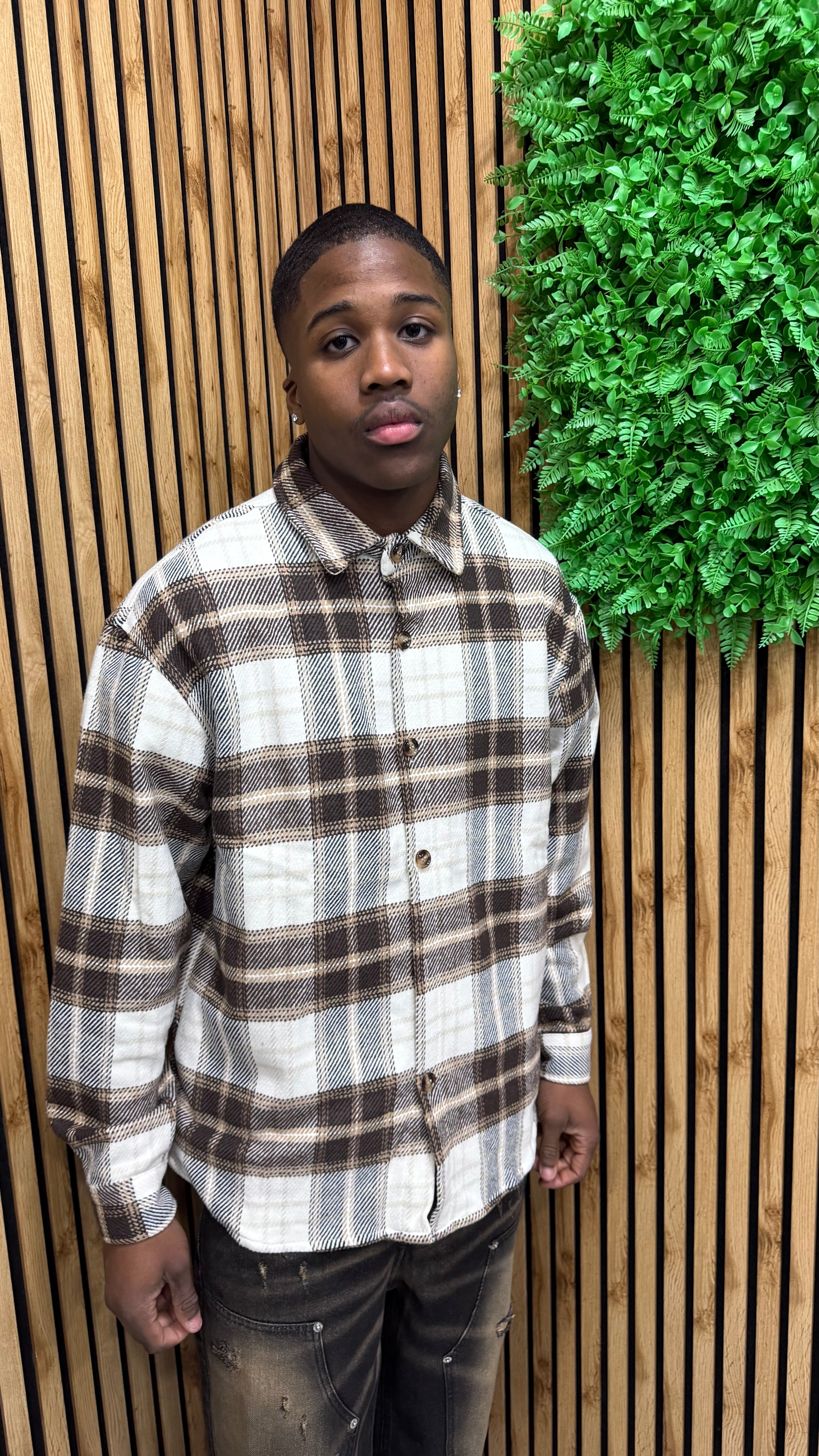 Camicia Quadri Tessuto Premium